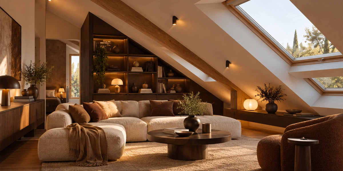 Comment aménager une pièce avec un plafond en pente ?