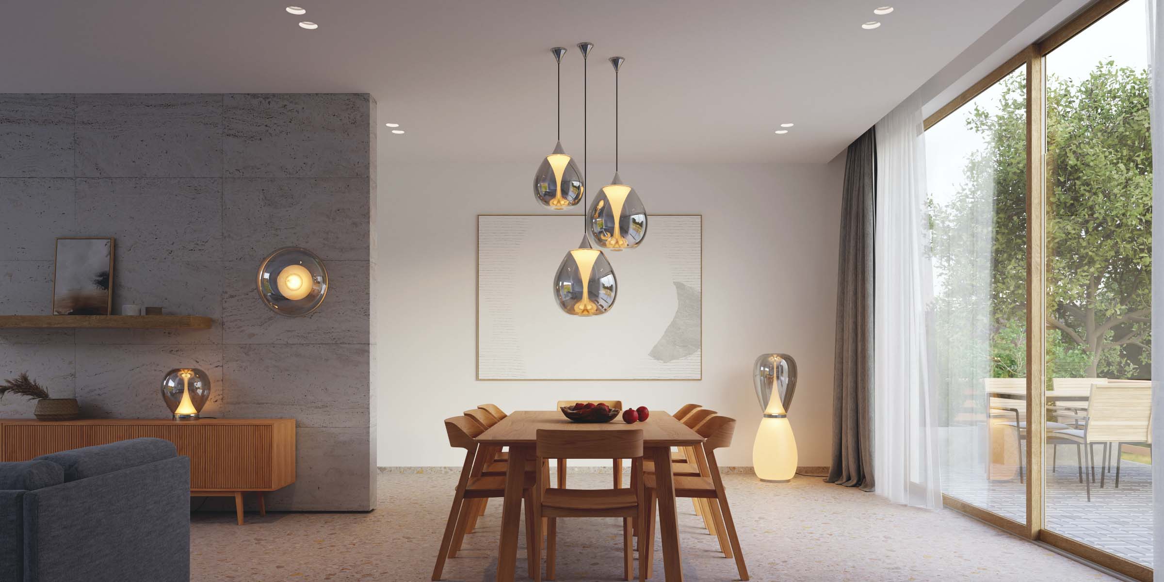 Quel éclairage pour un salon salle à manger ?
