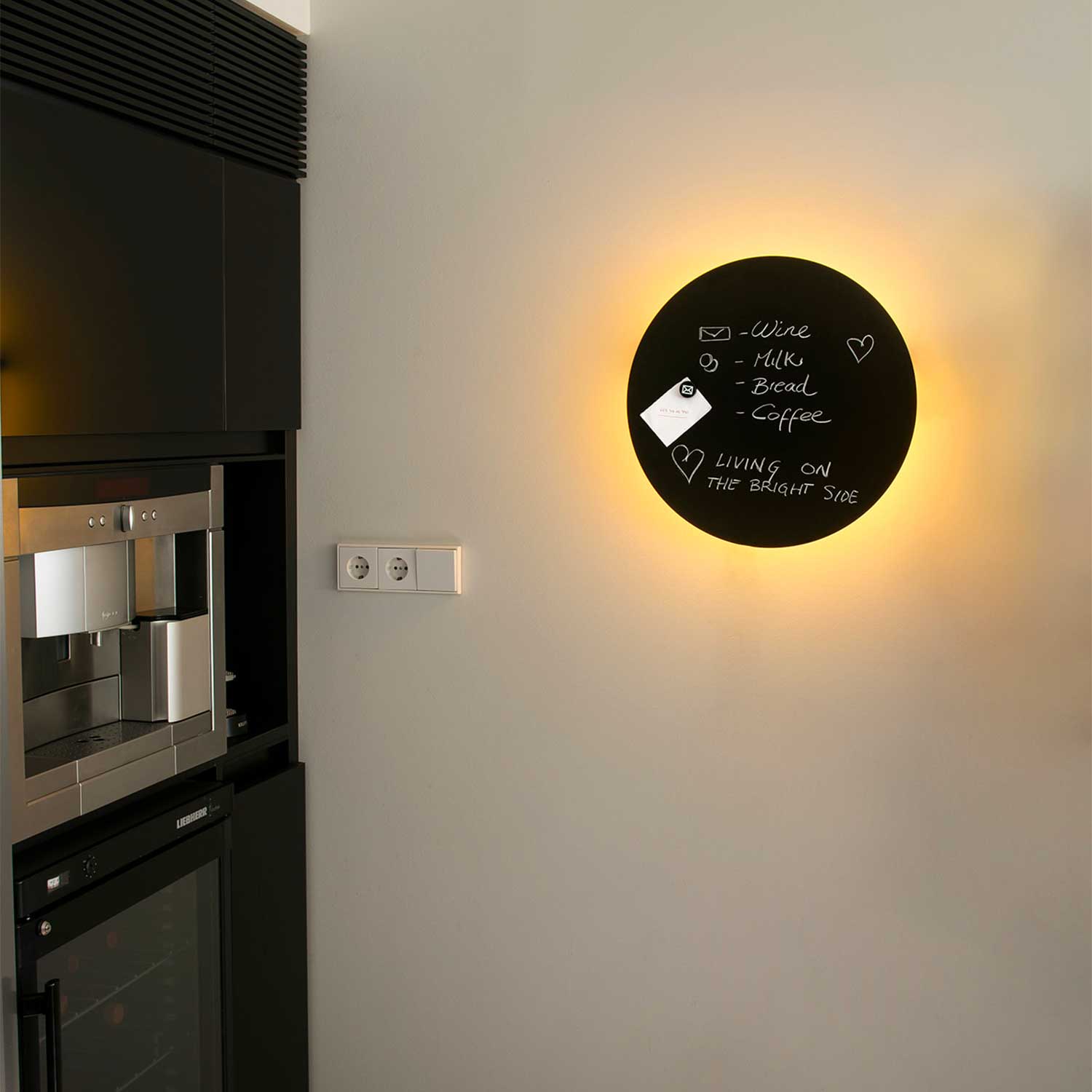 Board - Applique murale LED en ardoise pour cuisine