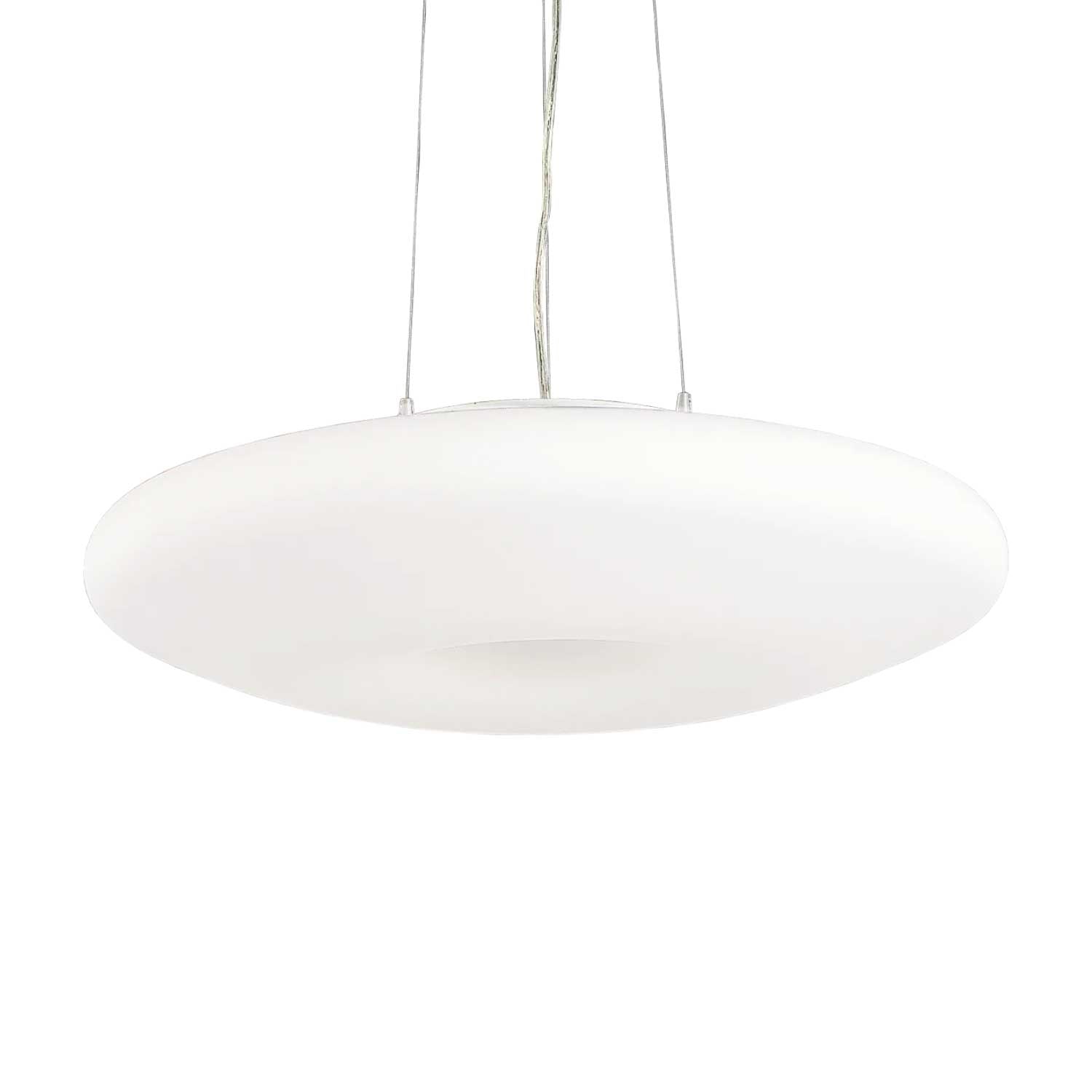 Glory - White glass design pendant light for bedroom