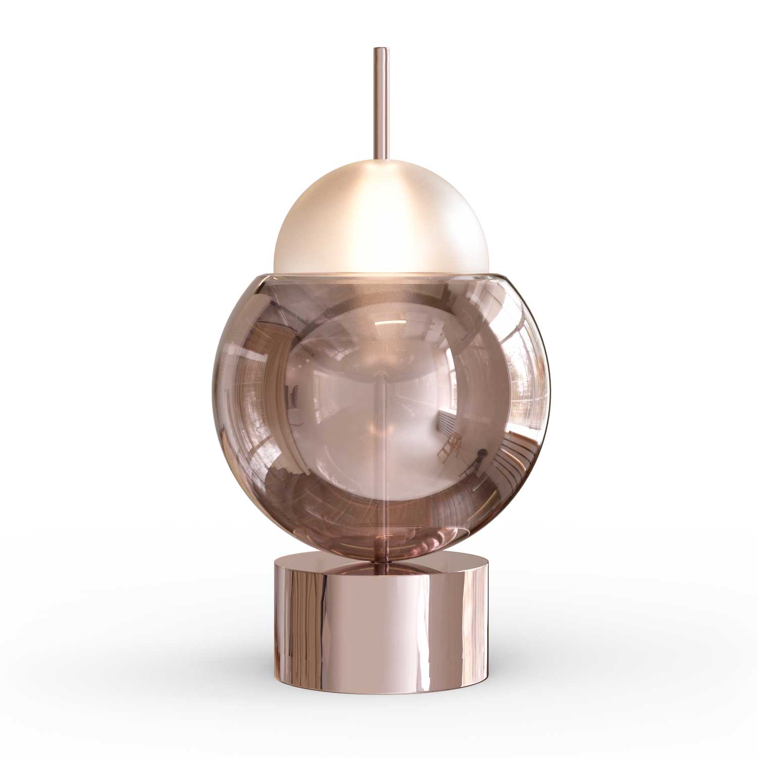 Galileo - Luxurious LED glass sphere lamp for bedroom