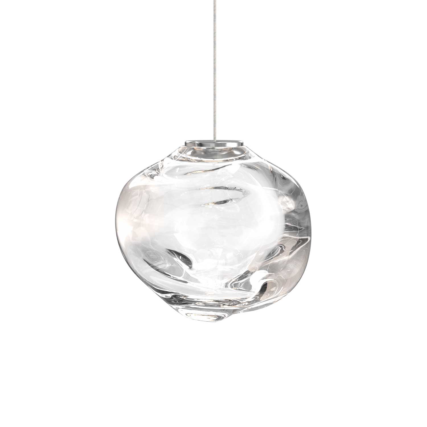 Raw - Luxurious LED glass pendant light for interior design