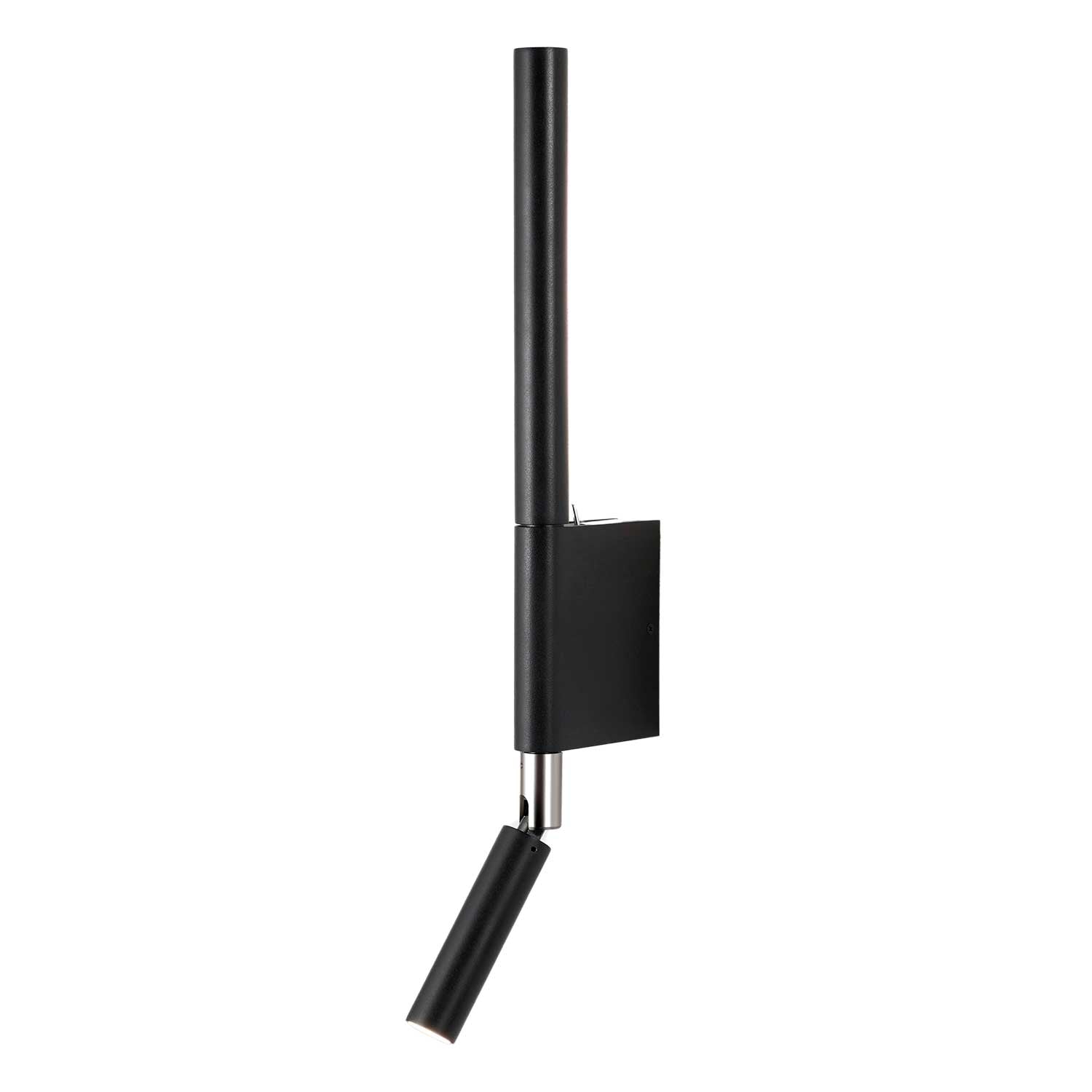 Canut - Applique murale liseuse led en acier pour chambre