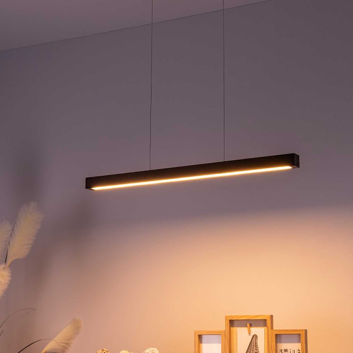 Naos - Modern design wooden LED pendant light