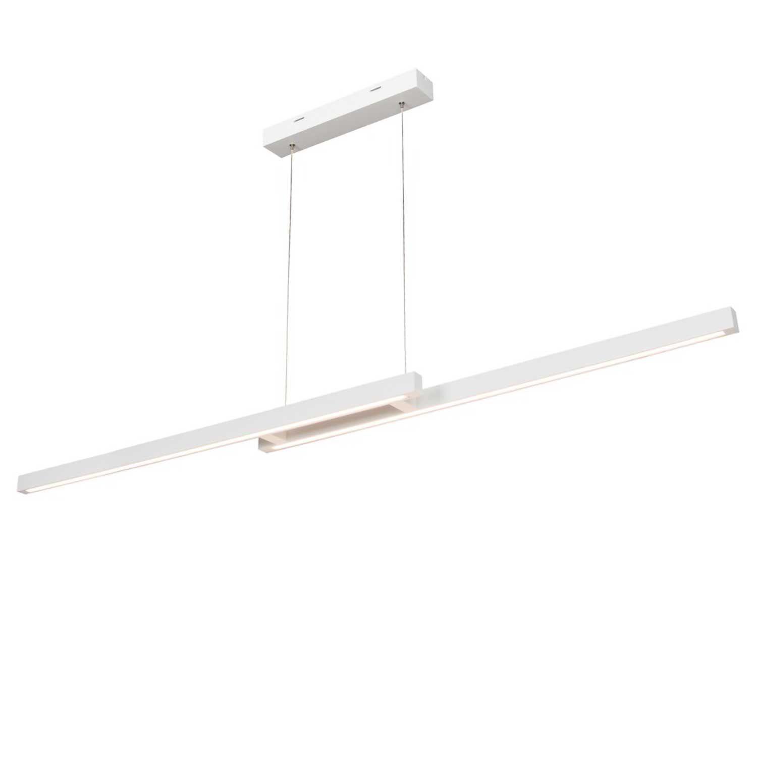 Nunki - Gran suspensión LED de madera para comedor moderno