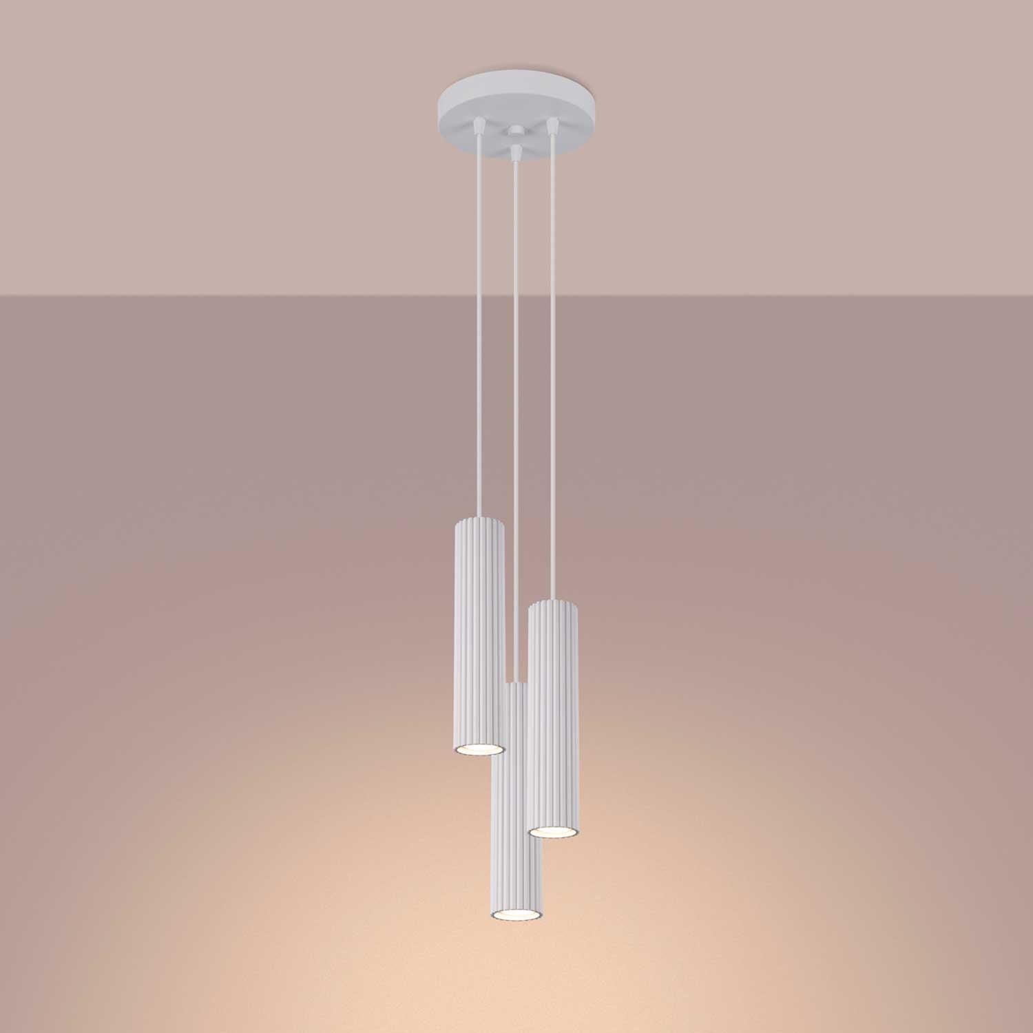 Buna - 3-lamp chandelier for design dining room