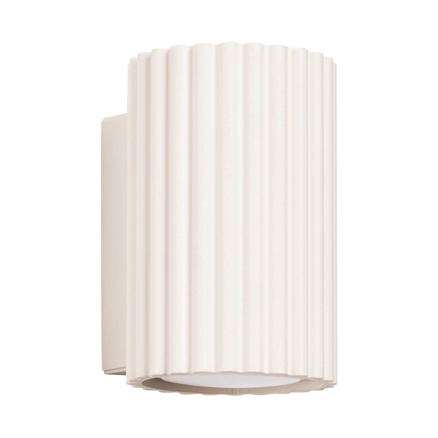 Buna - Aplique de pared de diseño en aluminio acanalado para dormitorio