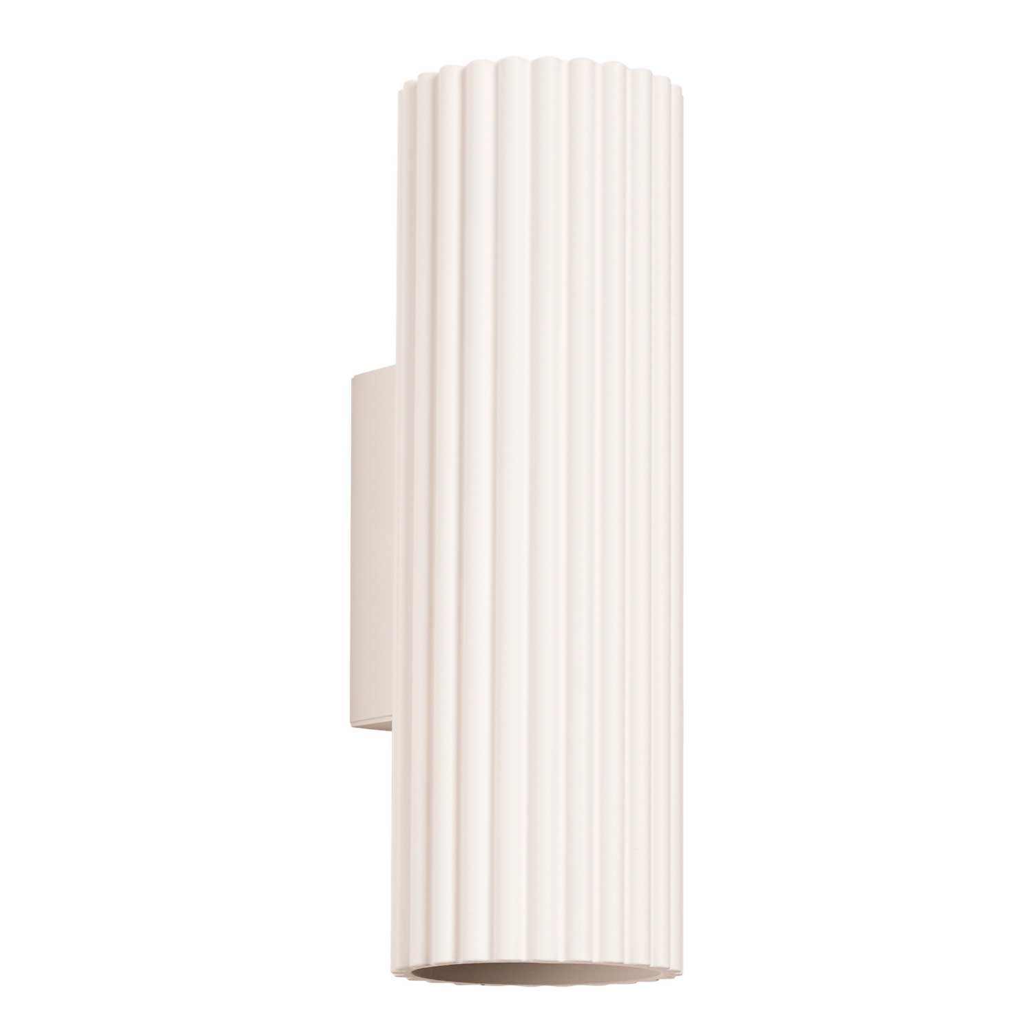 Buna - Aplique de pared de diseño en aluminio acanalado para dormitorio