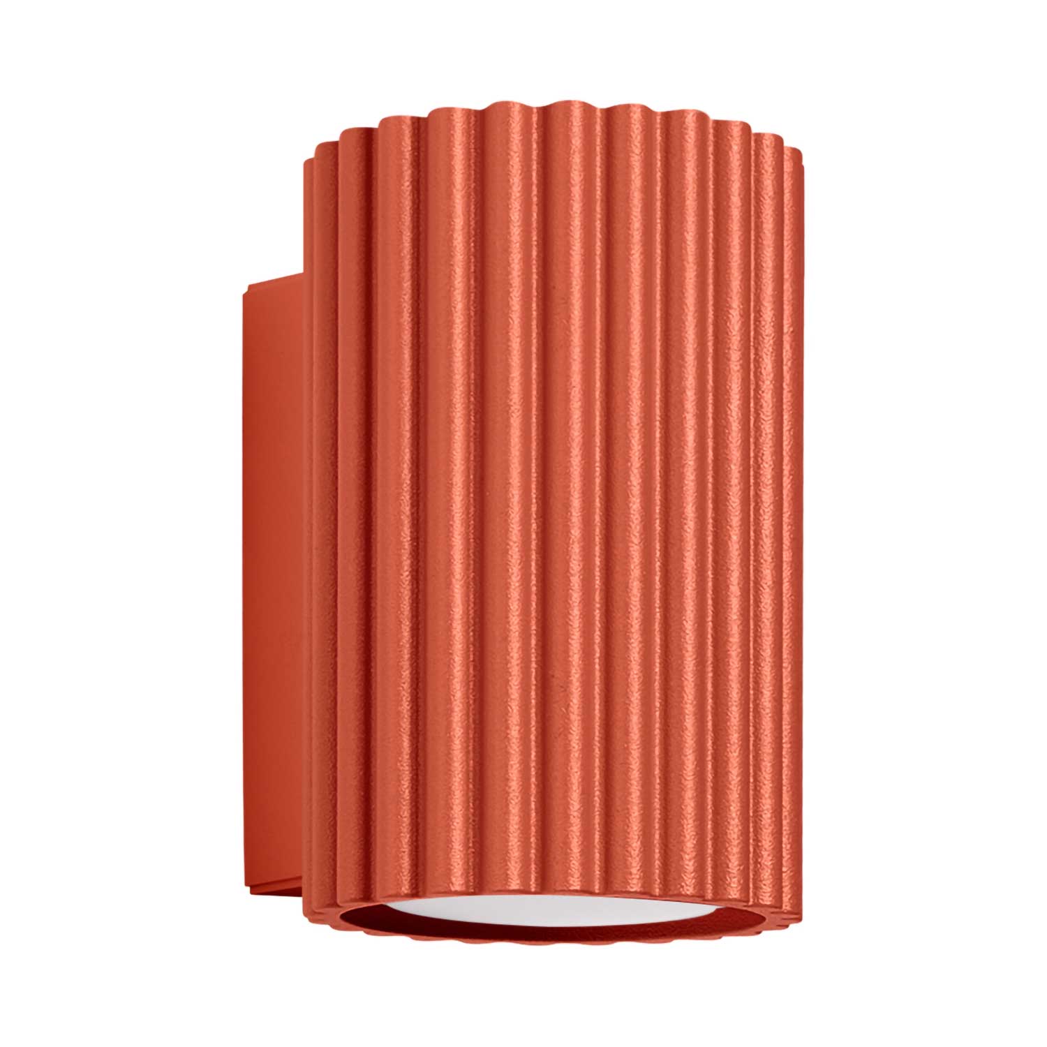 Buna - Aplique de pared de diseño en aluminio acanalado para dormitorio