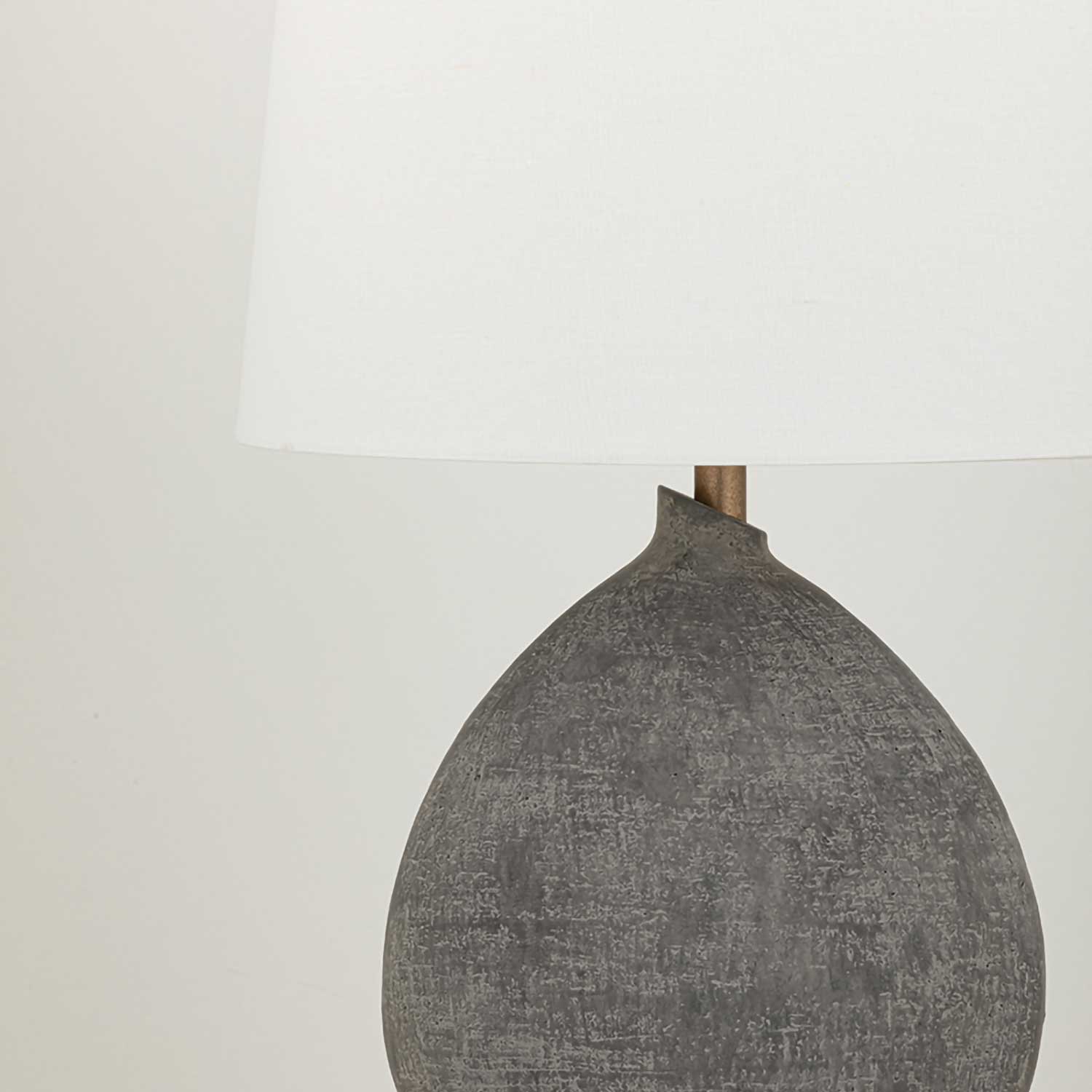 Denali - Lampe de salon sur pied en céramique ethnique