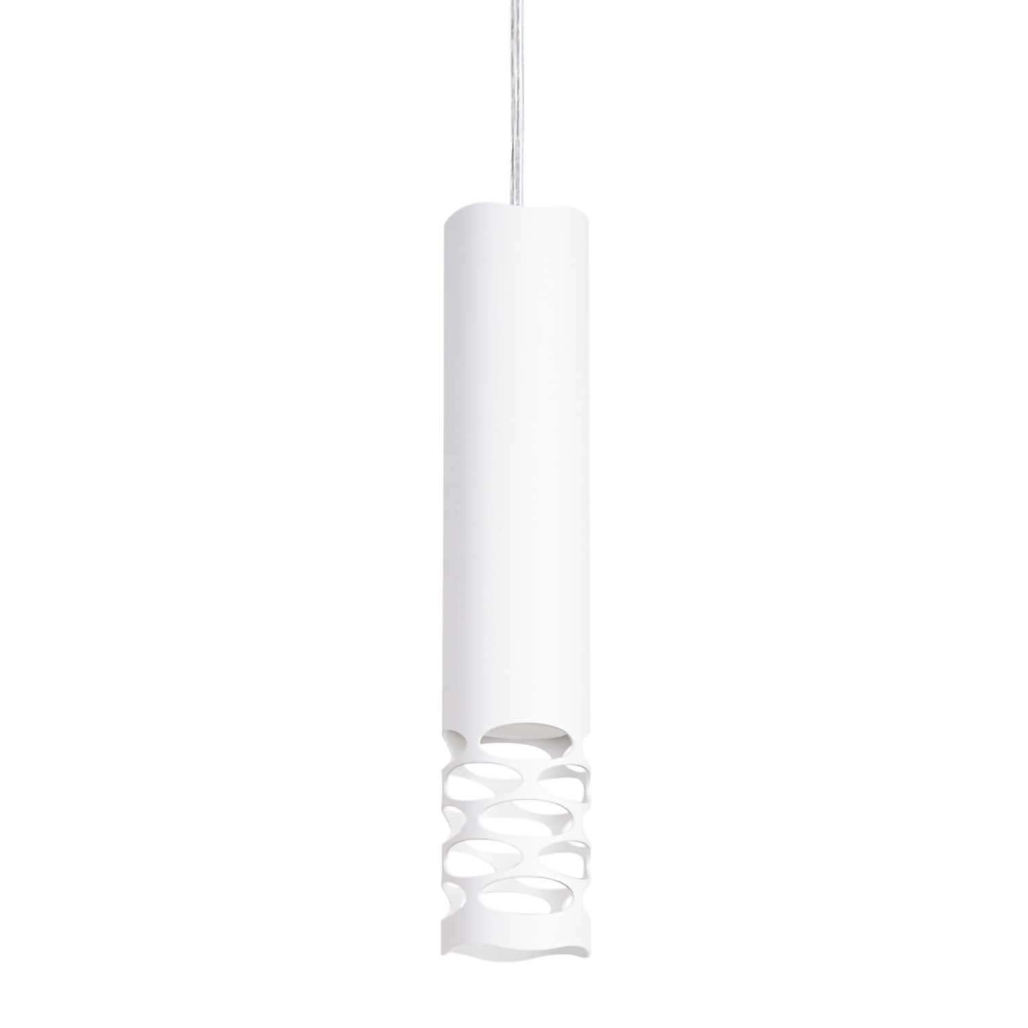 Atria - Suspension blanche en acier pour salon moderne