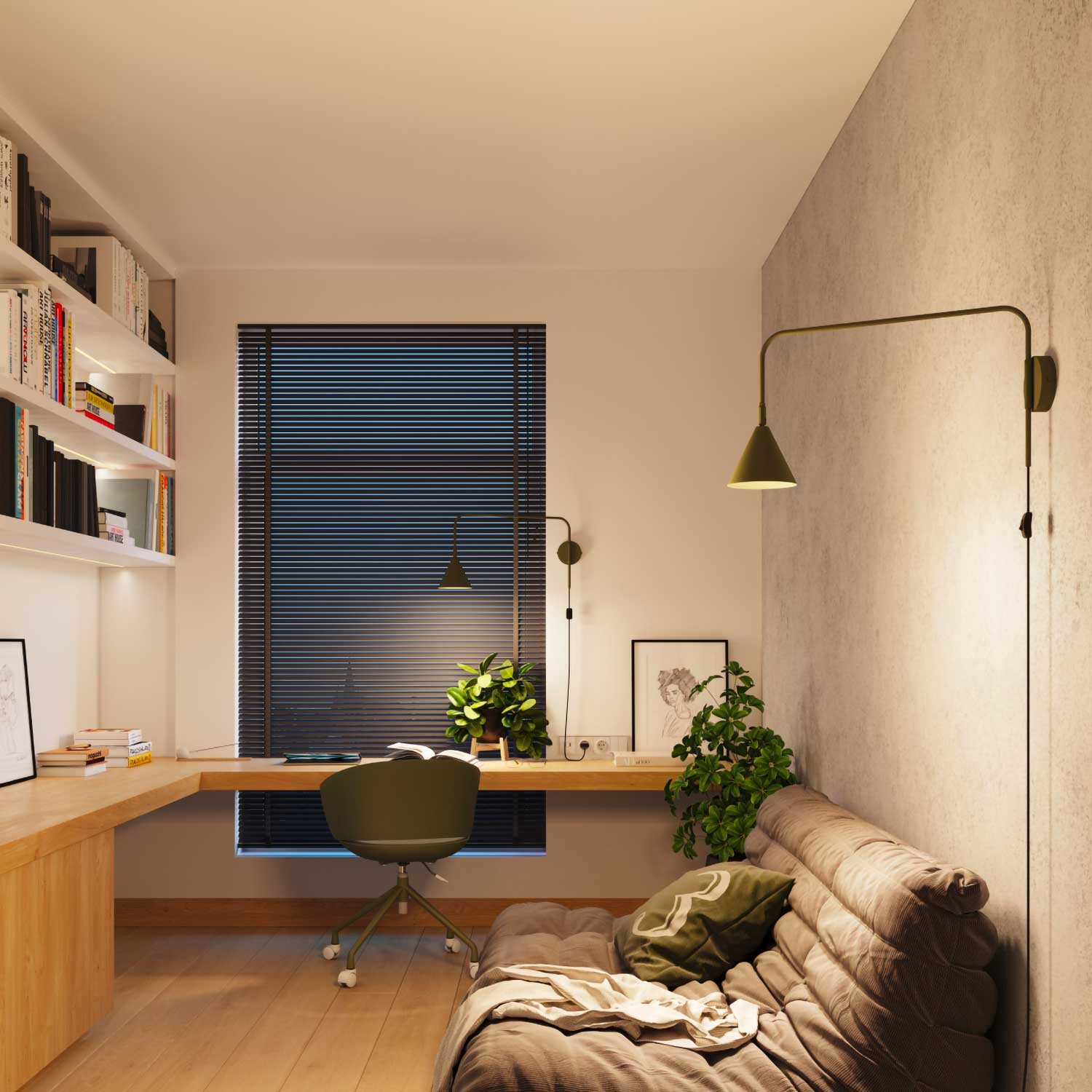 Atik - Applique murale déportée design industriel