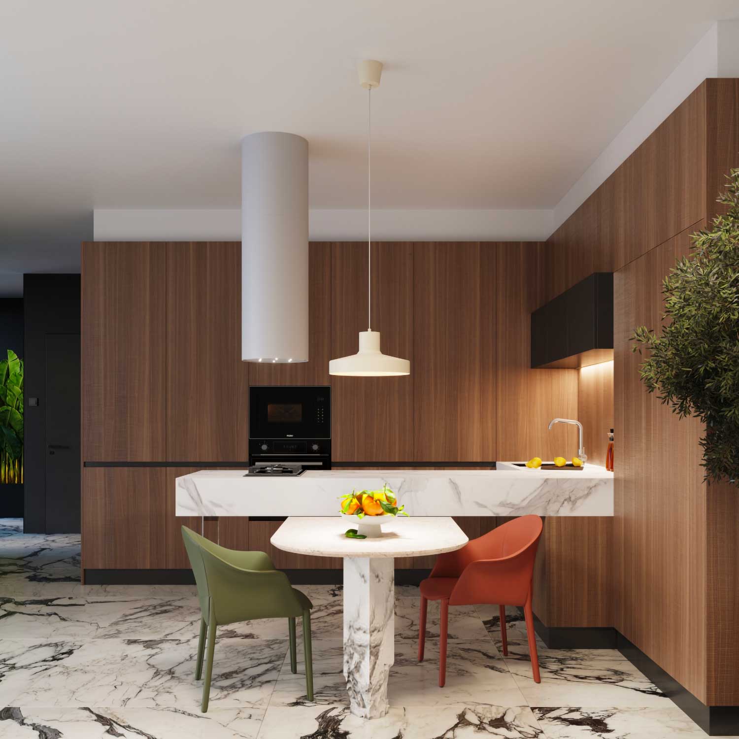 Ebla - Suspension cuisine en métal style industriel