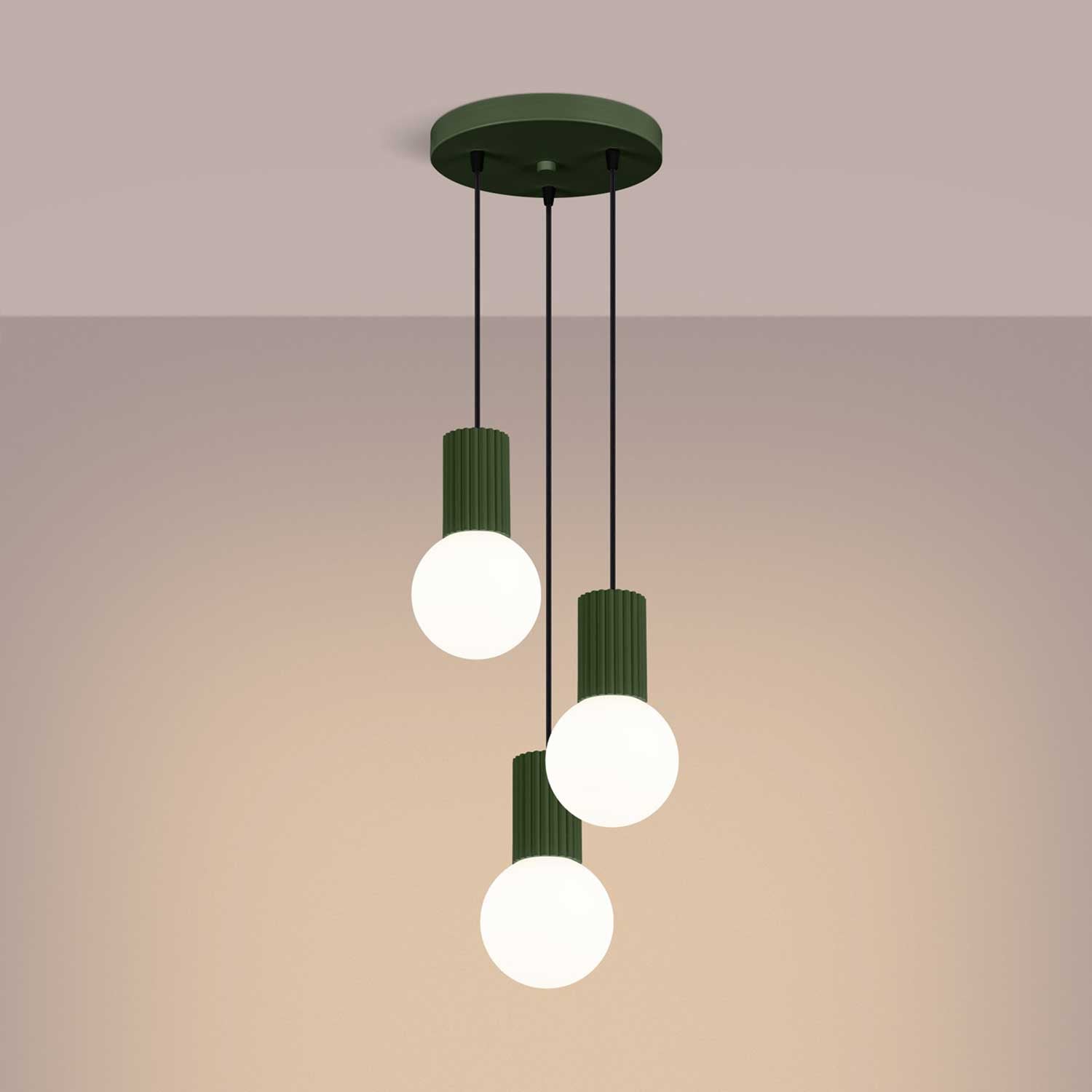 Isis - Modern colorful dining room chandelier