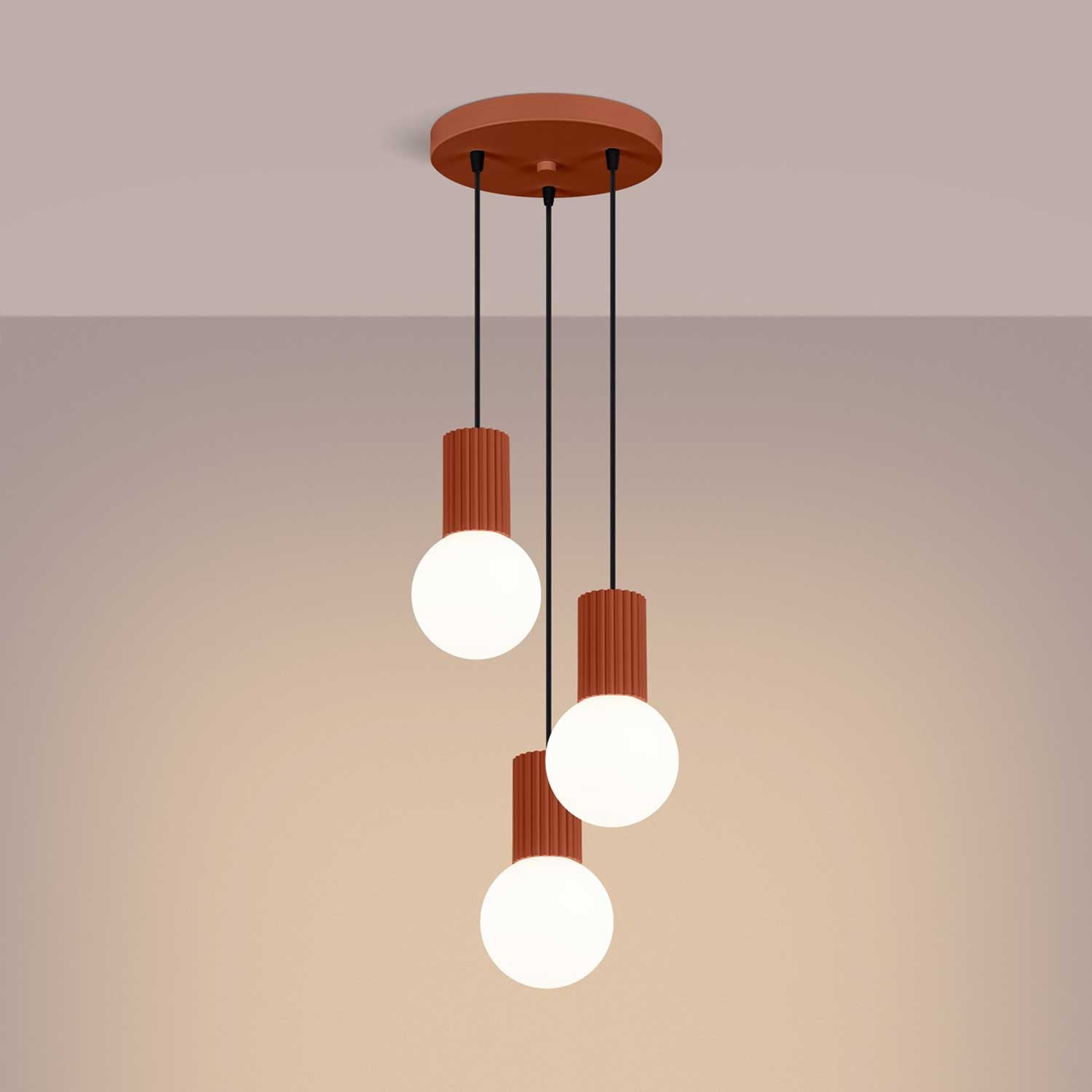 Isis - Modern colorful dining room chandelier