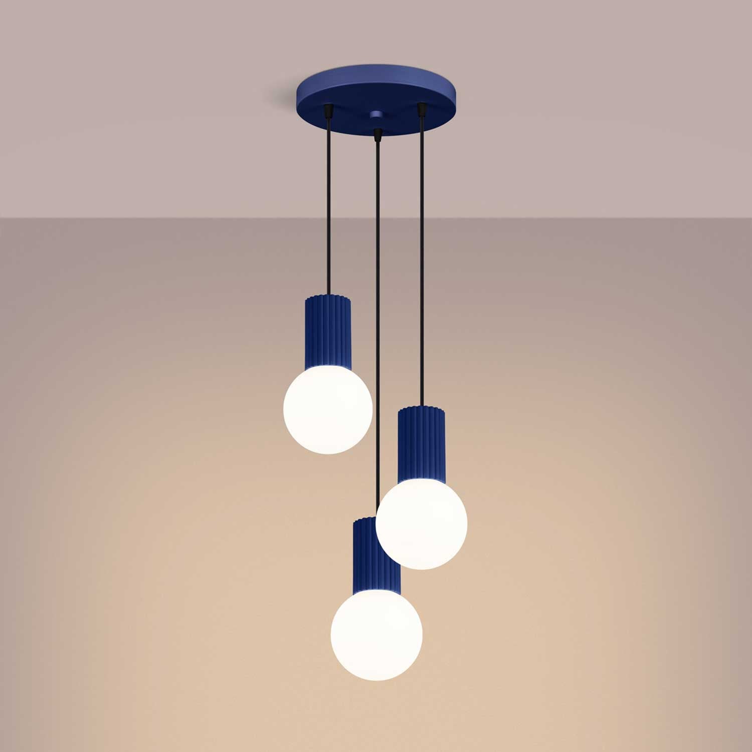 Isis - Modern colorful dining room chandelier