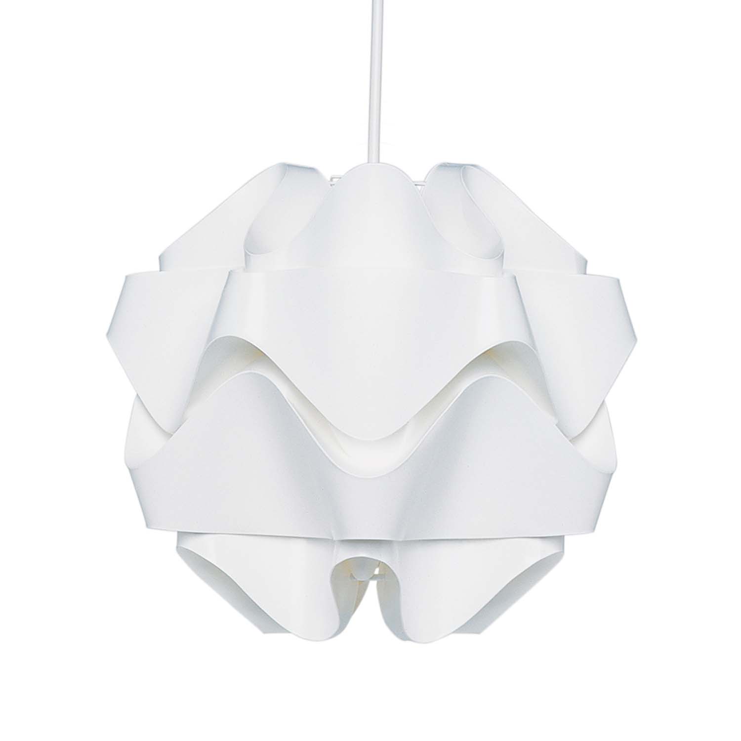 LE KLINT 175 - Runde handgefertigte Design-Hängelampe gewellt
