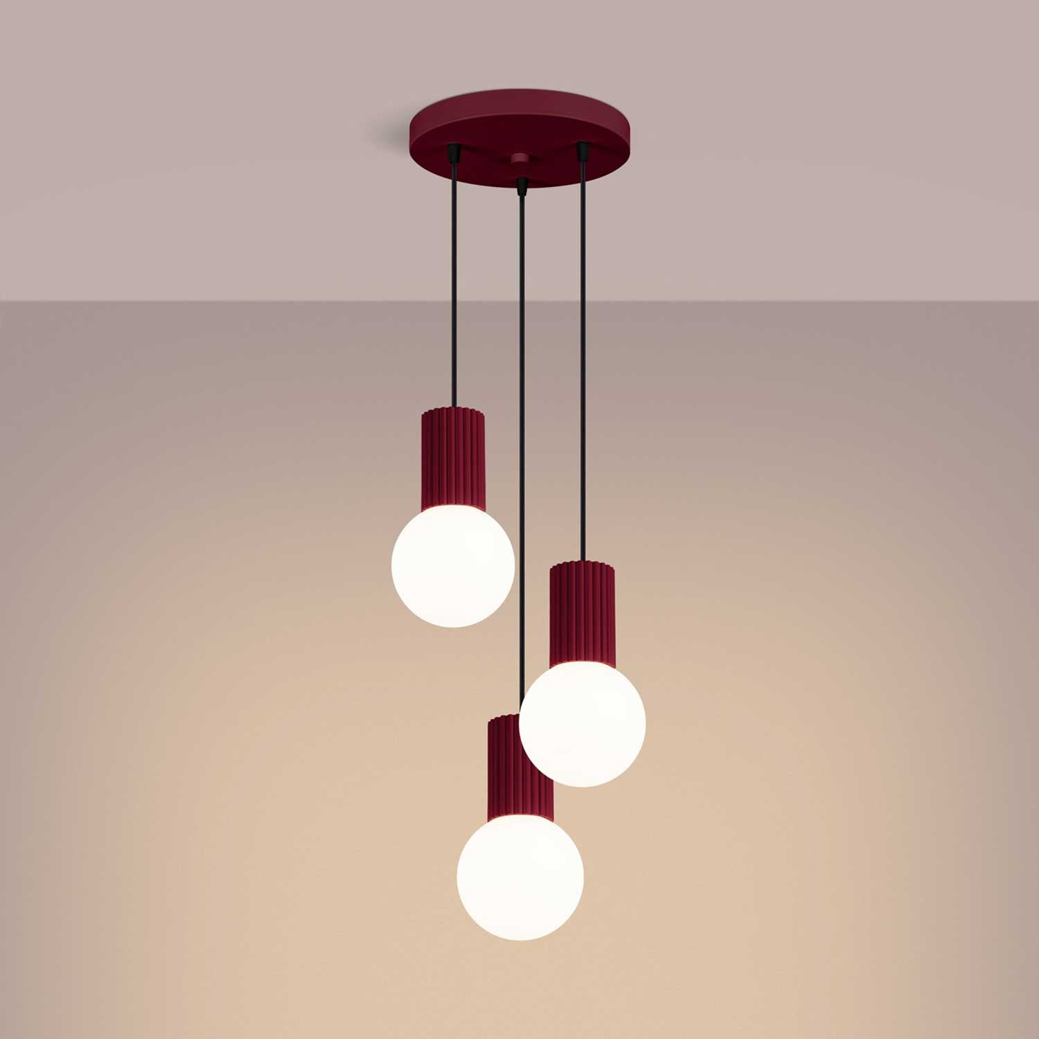 Isis - Modern colorful dining room chandelier