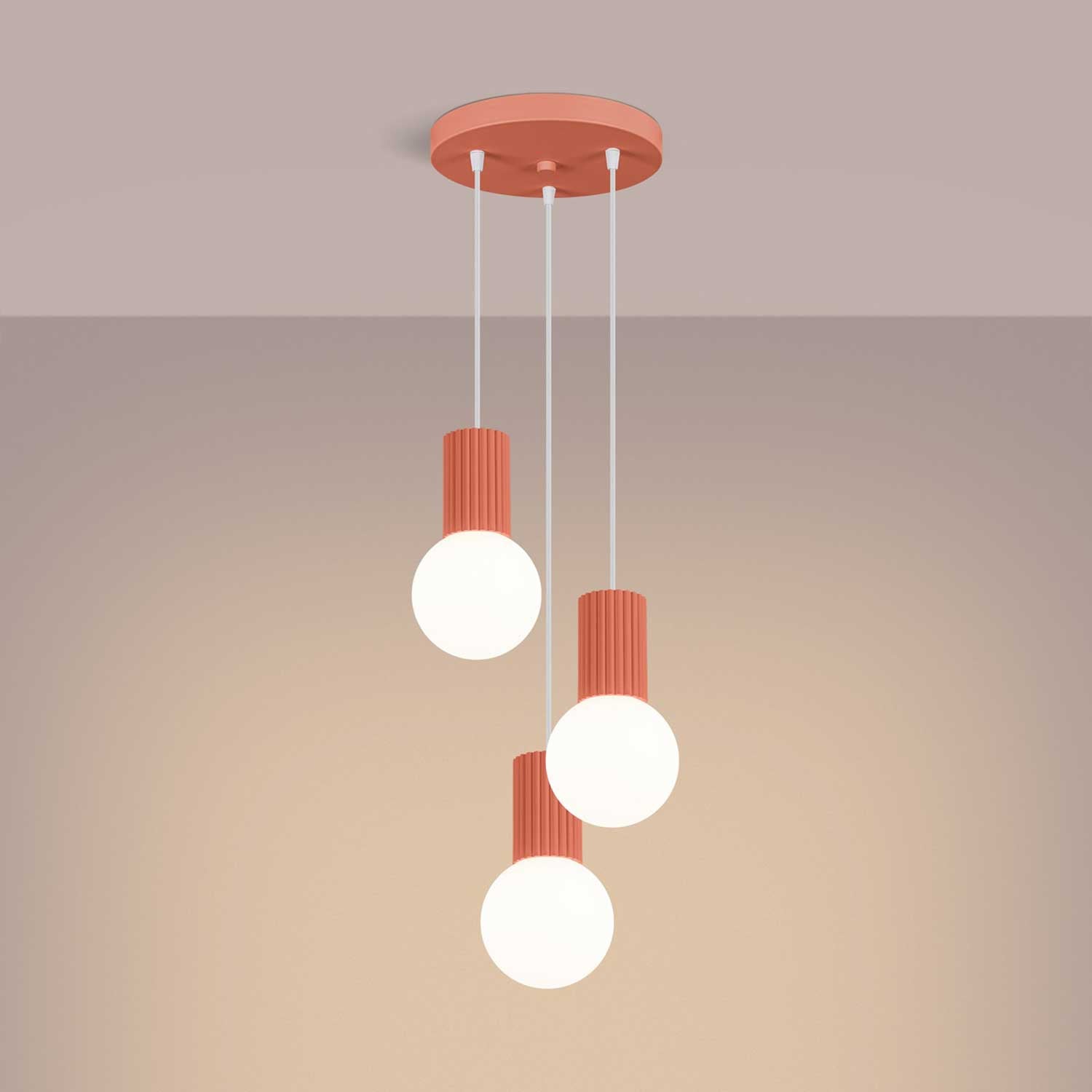 Isis - Modern colorful dining room chandelier