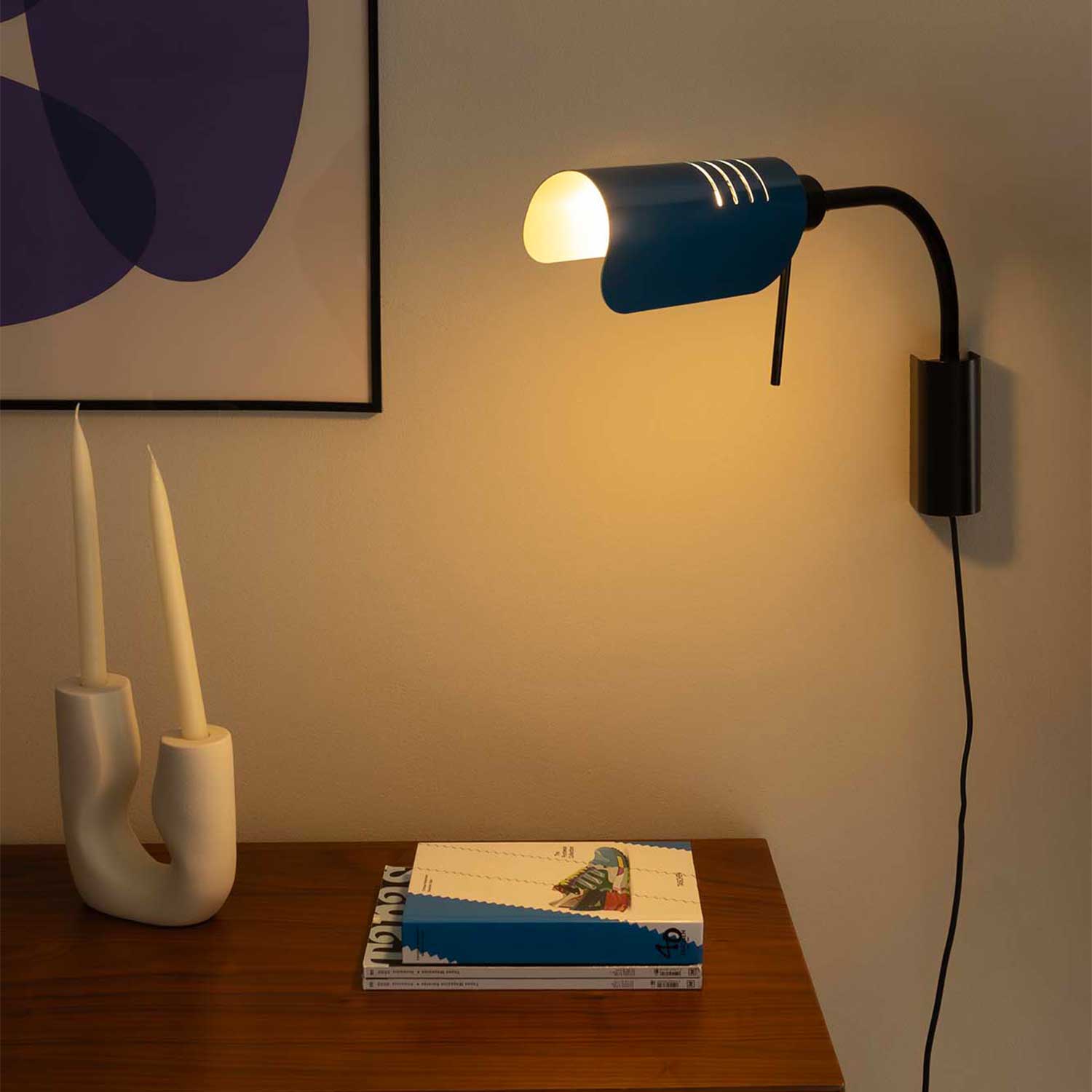 Martinica - Vintage steel wall sconce with arm