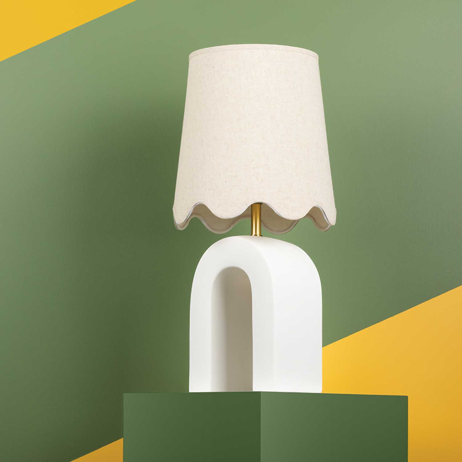 Roshani - Lampe de chevet design en céramique moderne