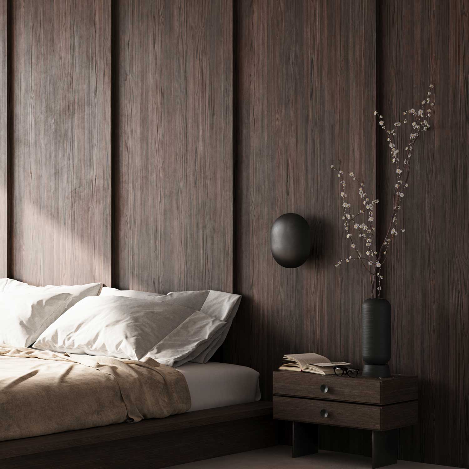 Clam Wall - Applique murale en metal design pour chambre