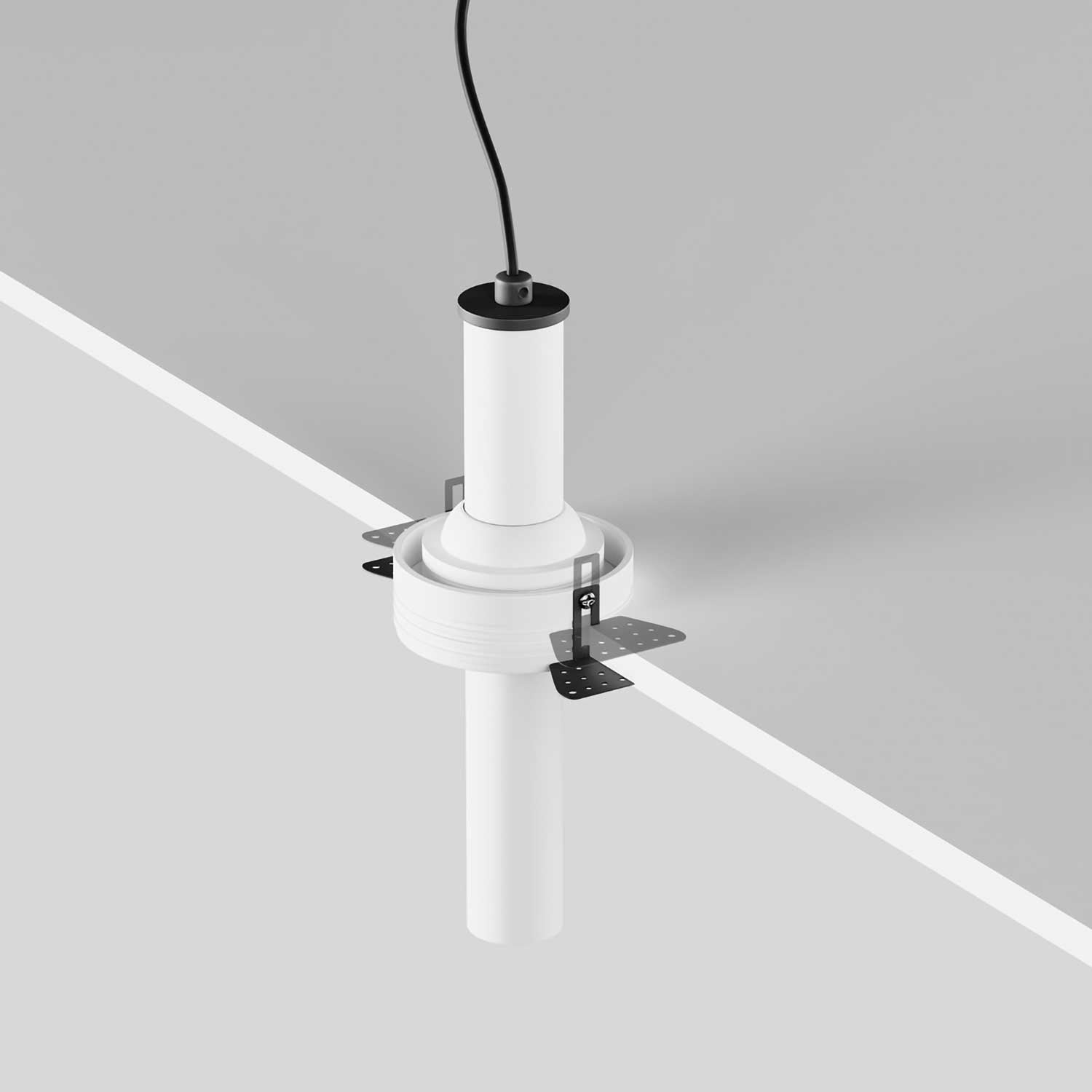 Focus T - Plafoniera spot trimless design orientabile