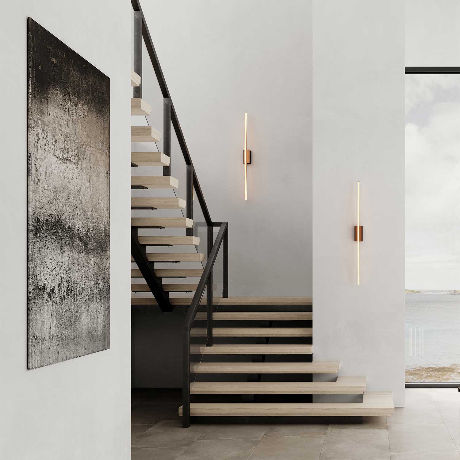 Bow Wall - светодиодный настенный светильник с минималистичным дизайном для гостиной