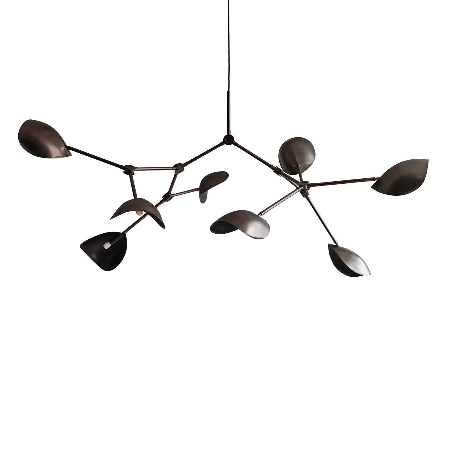 Stingray Chandelier - Lampadario sospensione sala da pranzo design in acciaio