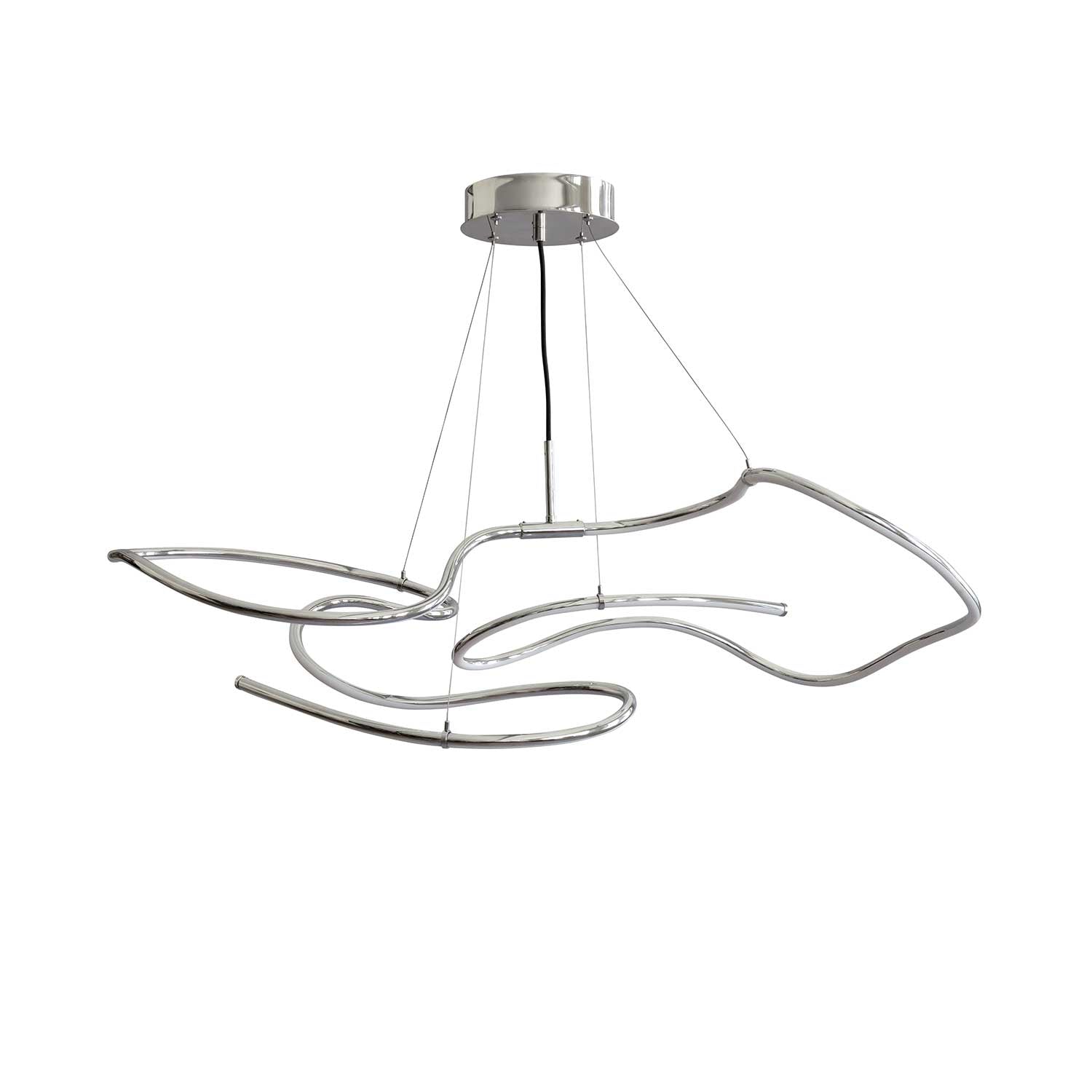 Люстра Ghost - подвесной дизайнерский светодиодный светильник в виде трубки для столовой