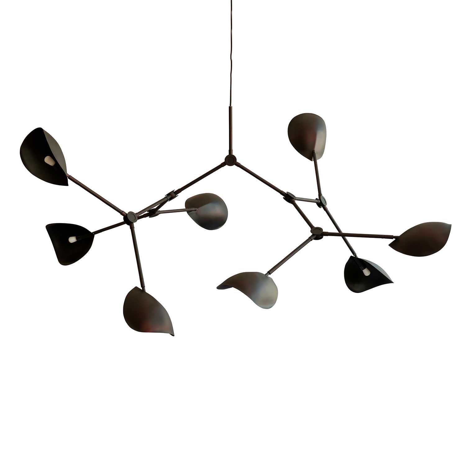 Stingray Chandelier - Lampadario sospensione sala da pranzo design in acciaio