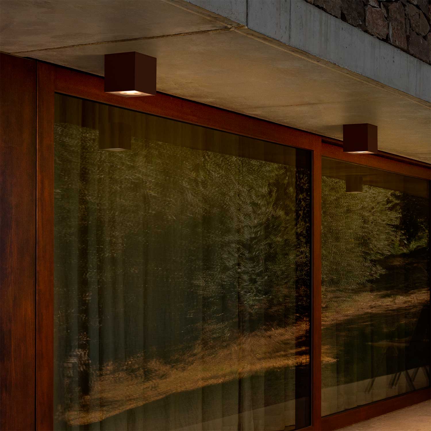 TECHO - Foco de techo exterior impermeable IP54