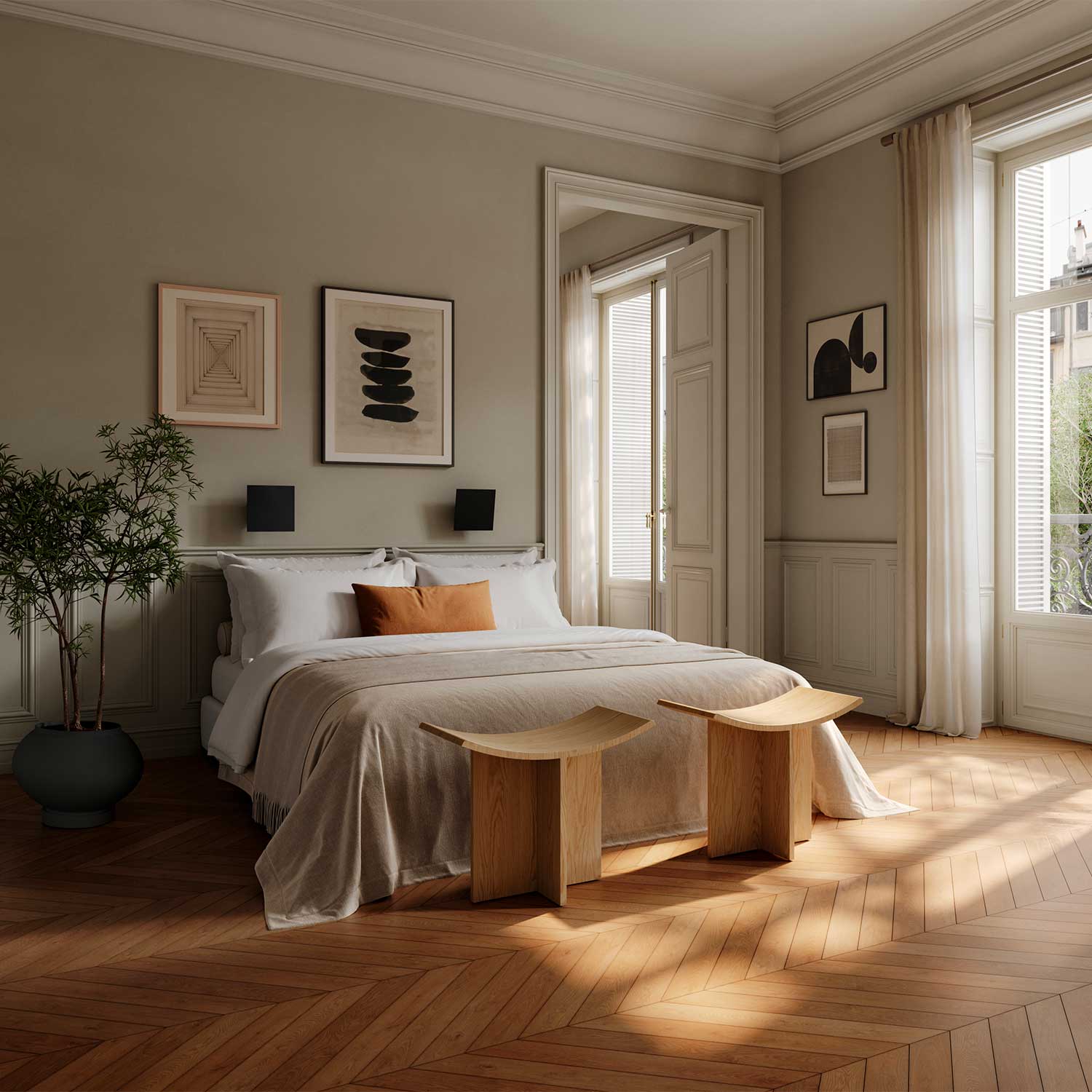 Chameleon - Applique murale LED design contemporain pour chambre