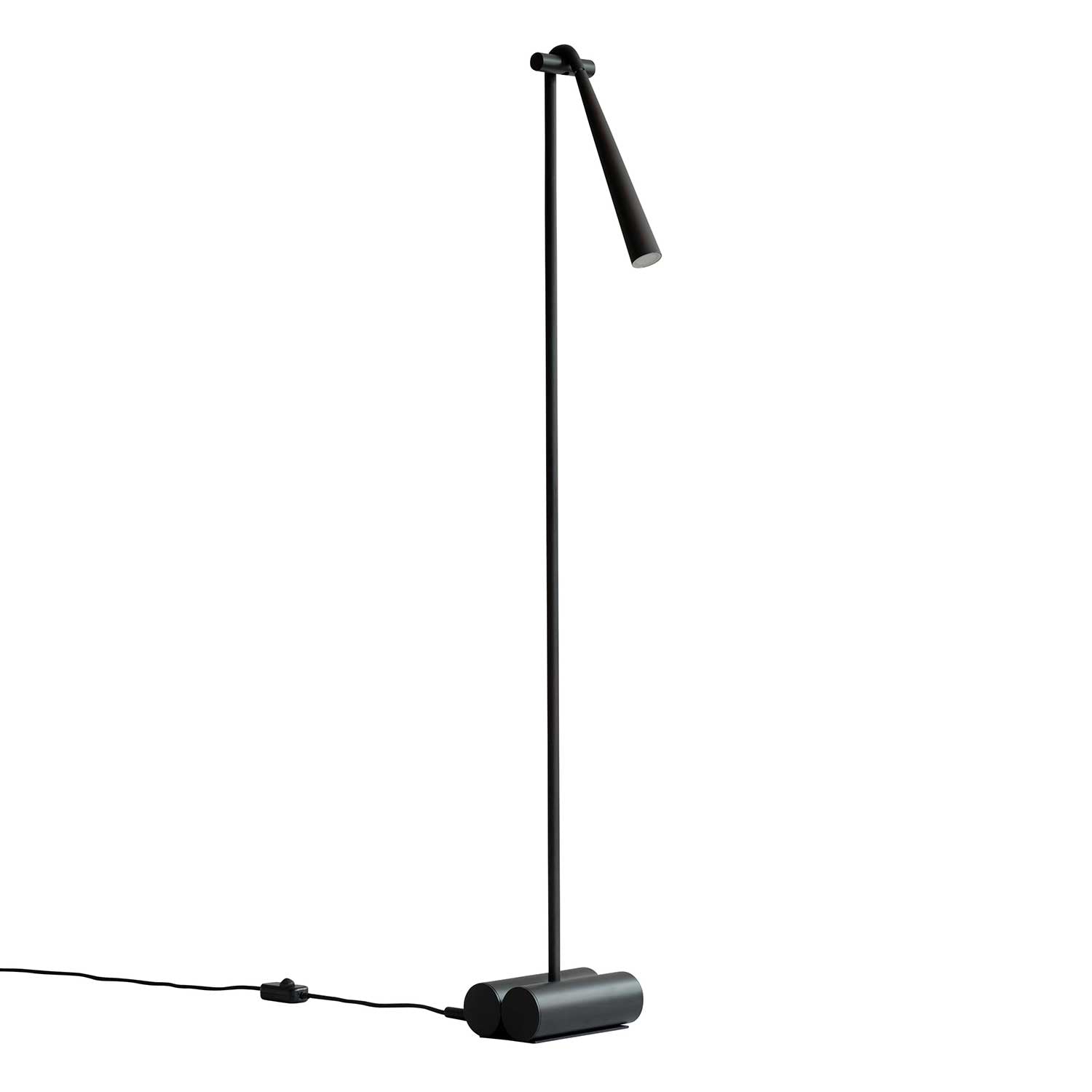 Snake - Lampadaire en acier design contemporain pour salon