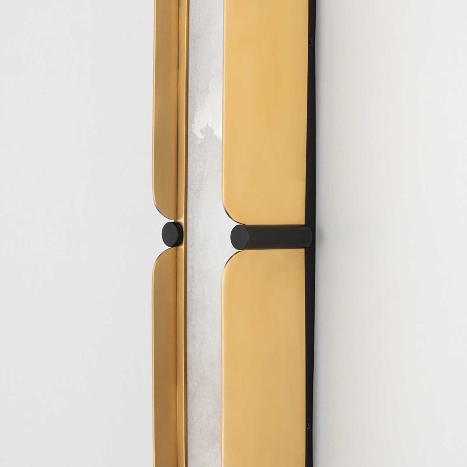 Tribeca - Applique murale doré en laiton et albâtre design