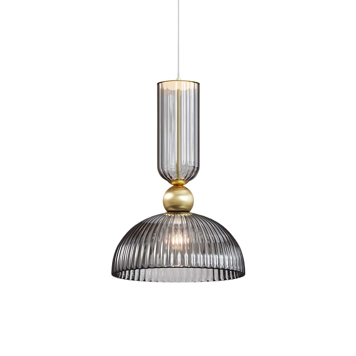Antic - Chic design glass art deco pendant light for bedroom