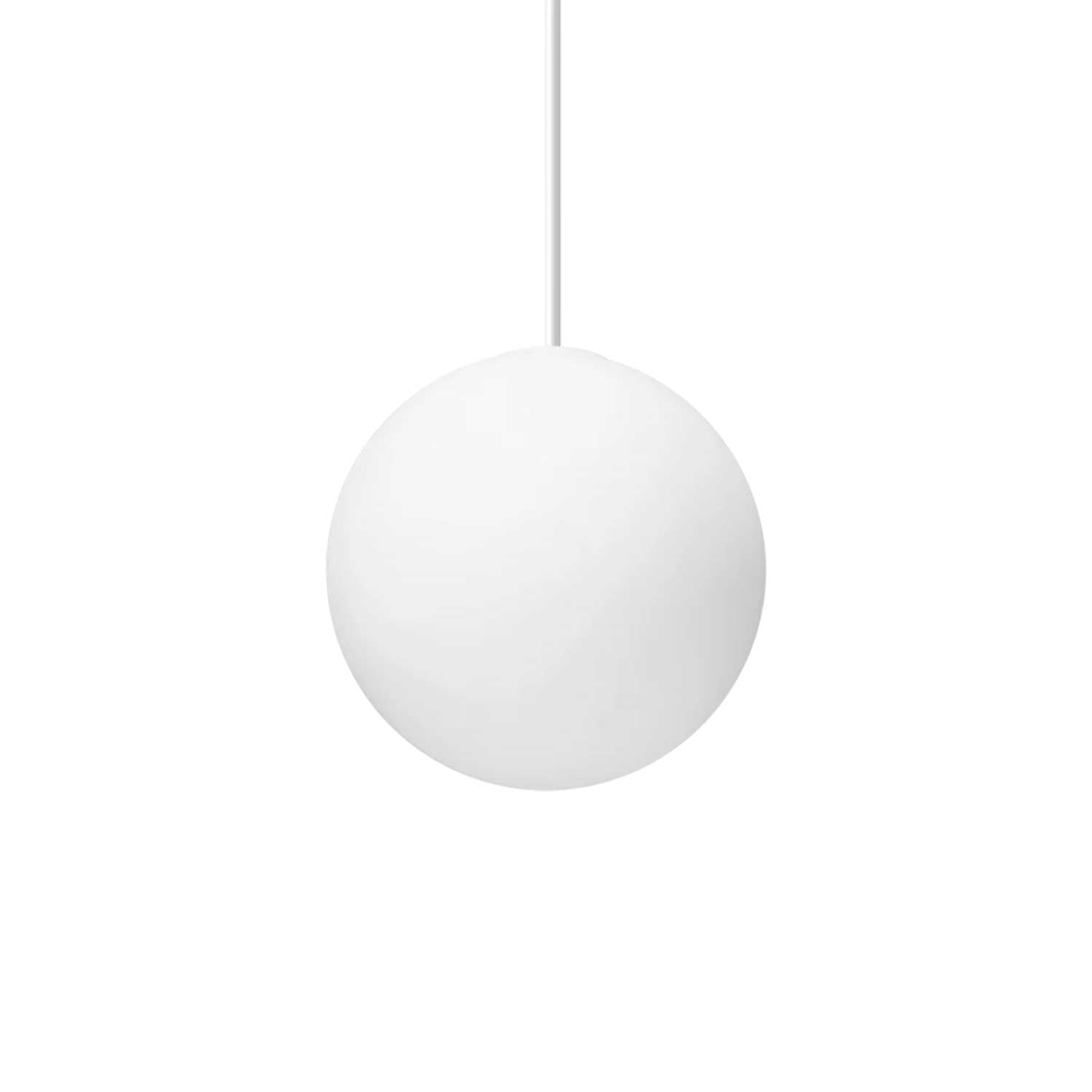 Mapa - Suspension white opaque glass ball design