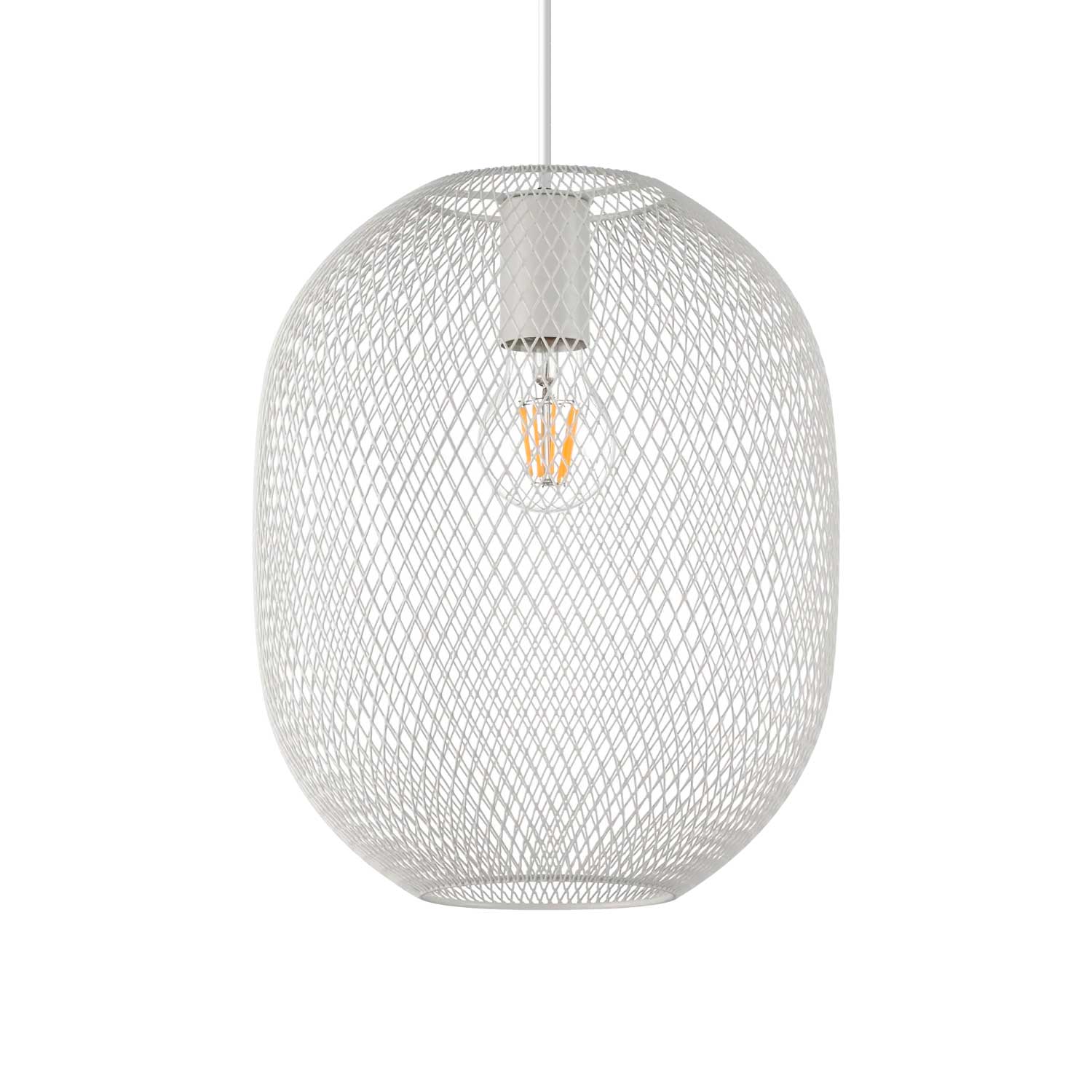 Net - подвесной светильник в металлической индустриальной клетке