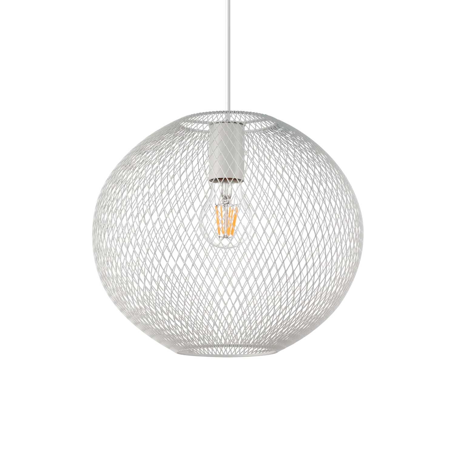 Net - подвесной светильник в металлической индустриальной клетке