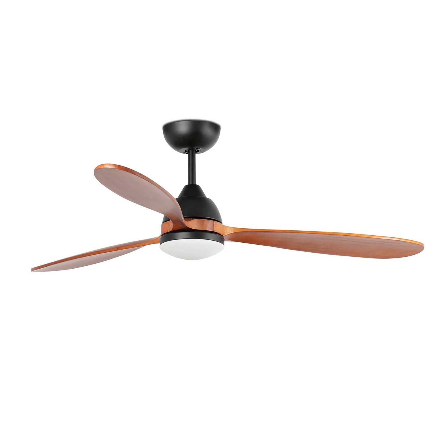 Poros - Design wooden LED ceiling fan for living room