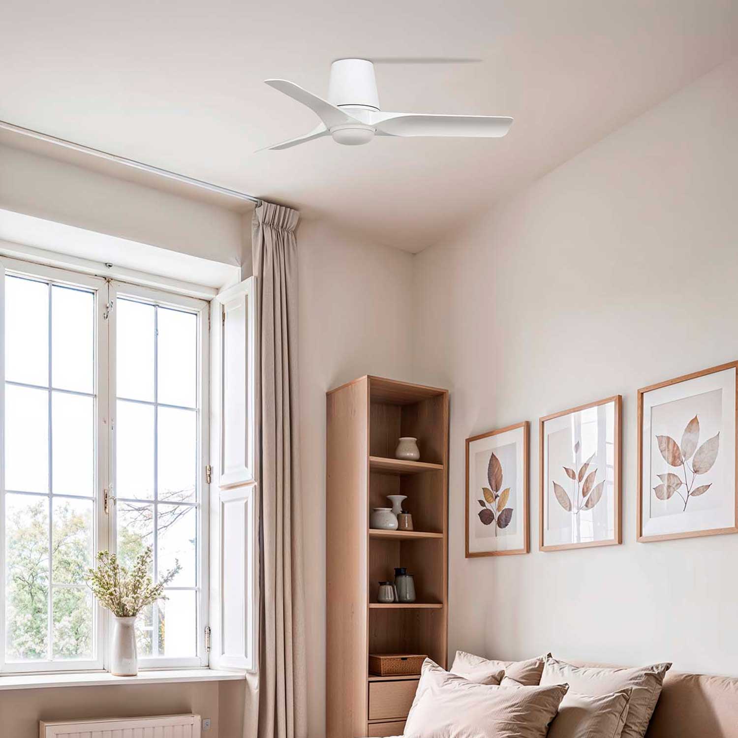 Hey Tub - Ventilateur plafonnier led en acier design