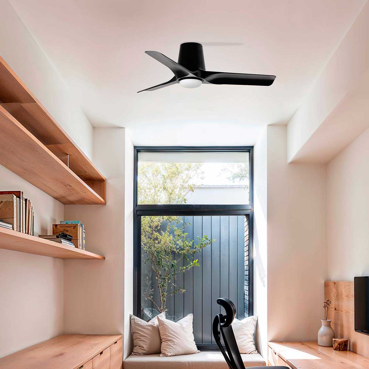 Hey Tub - LED ceiling fan in design steel