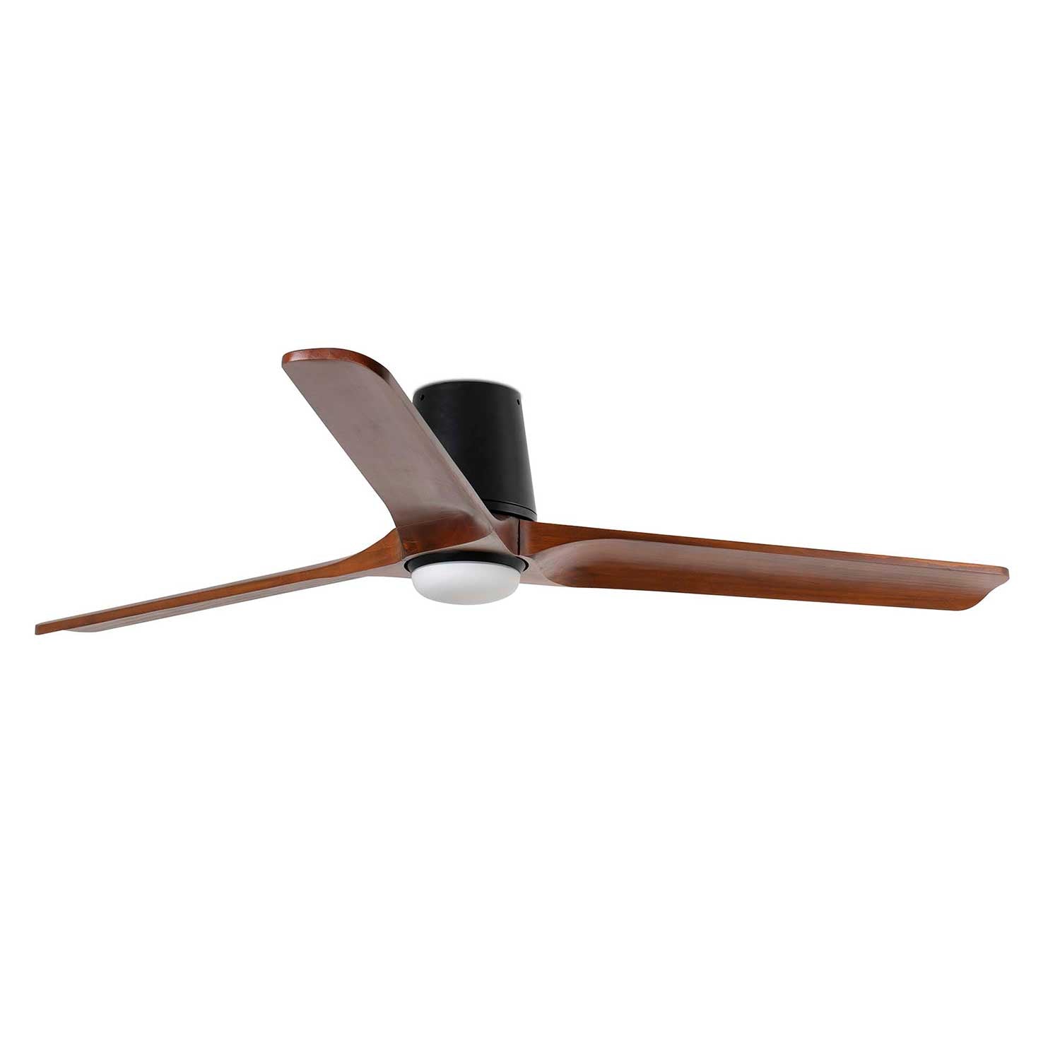 Heywood - Wooden ceiling fan with light