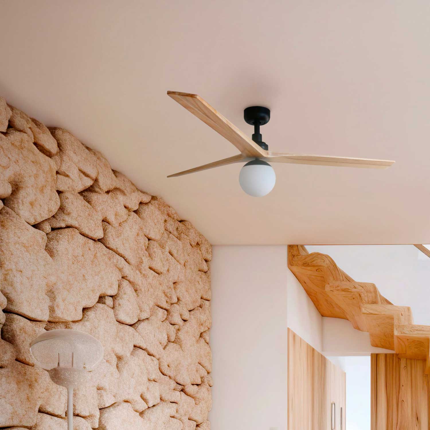 Klim - Ventilateur plafonnier moderne led pour salon