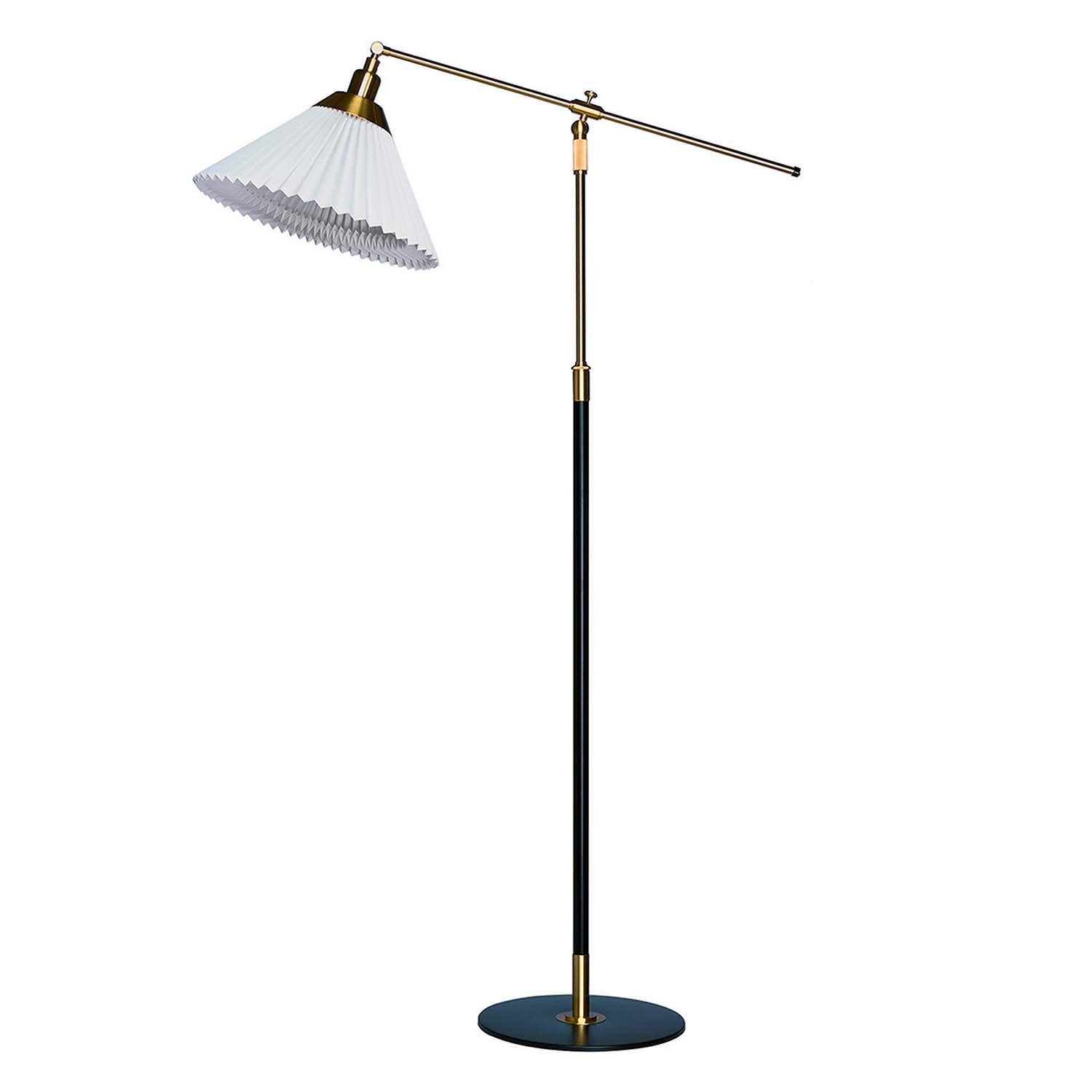 MASTERPIECES 349 - Lampada da terra in acciaio e carta plissettata artigianale
