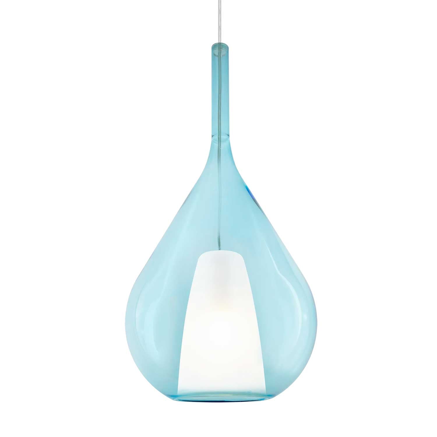 Kalique 3 - Modern pendant light in designer glass