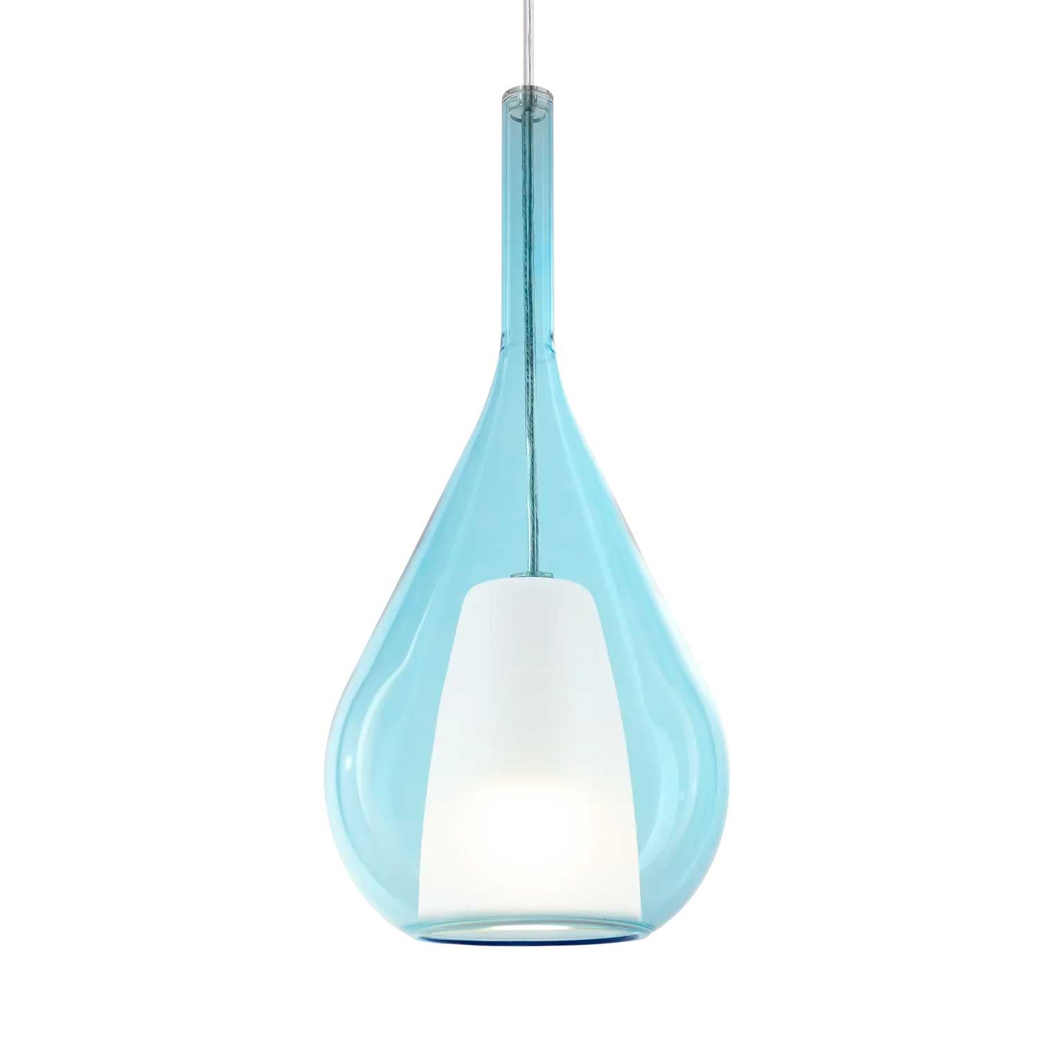 Kalique 3 - Modern pendant light in designer glass