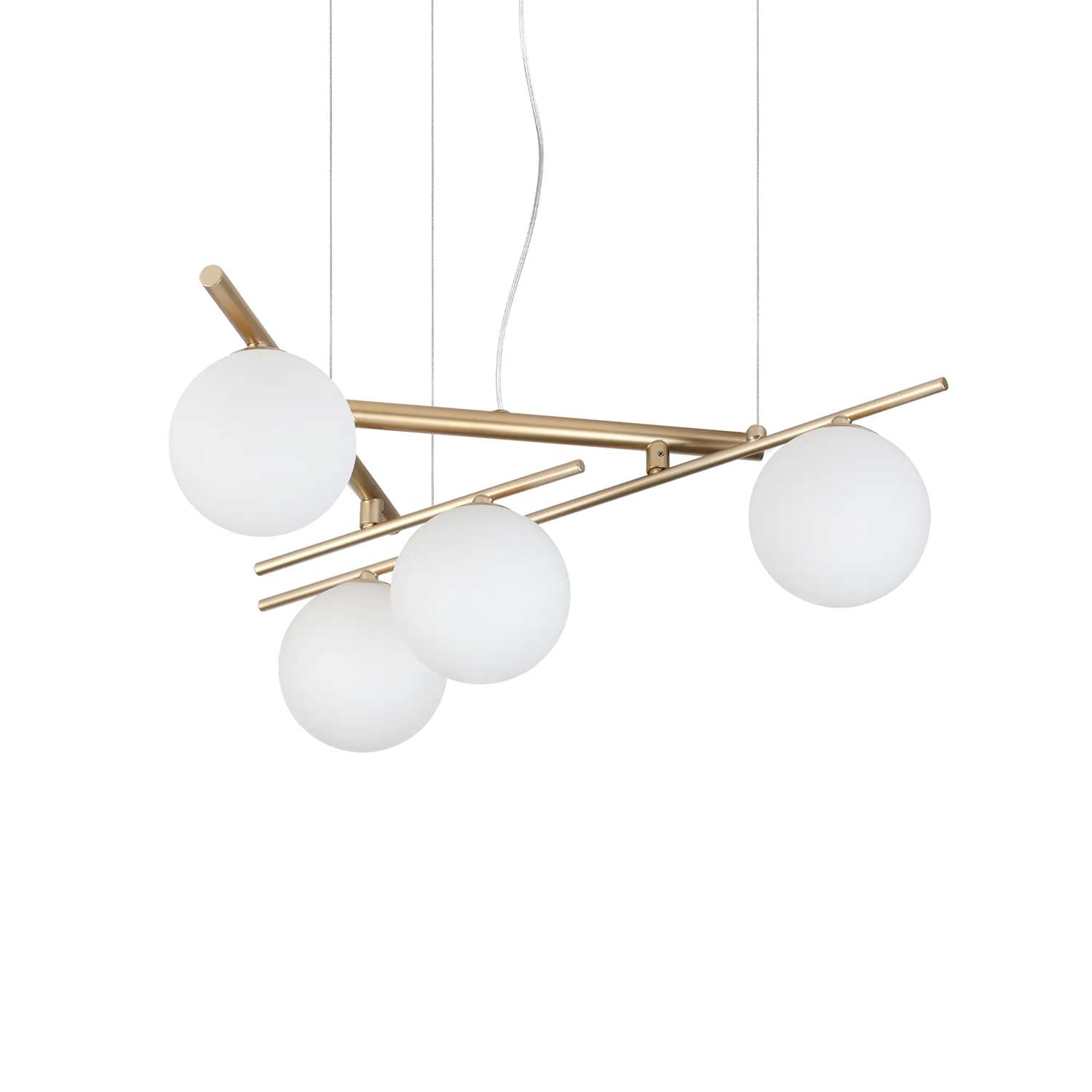 Atlas - Moderne Hängeleuchte mit Glaskugeln für das Wohnzimmer
