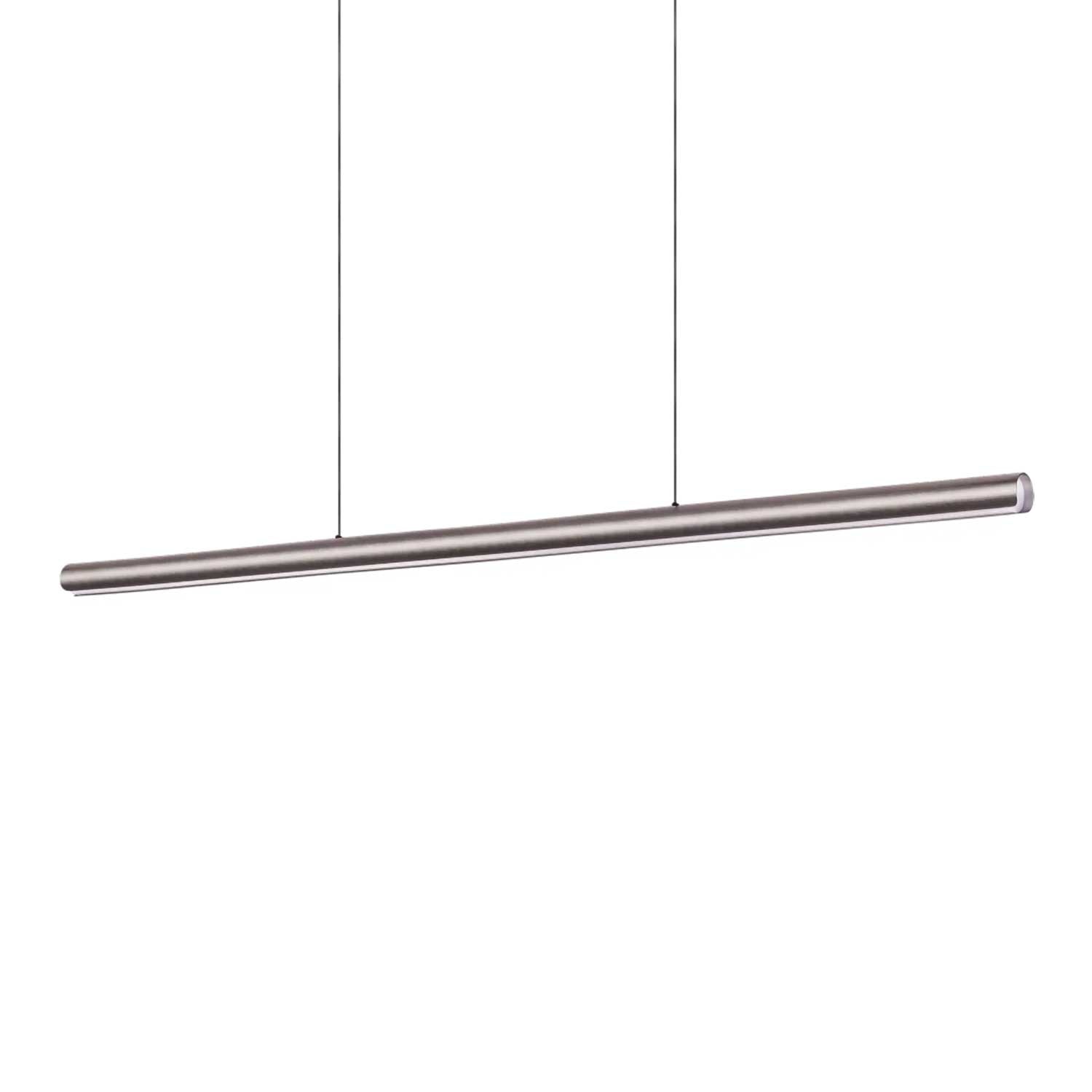 Dorica - Lámpara colgante tubo LED de acero con diseño para cocina