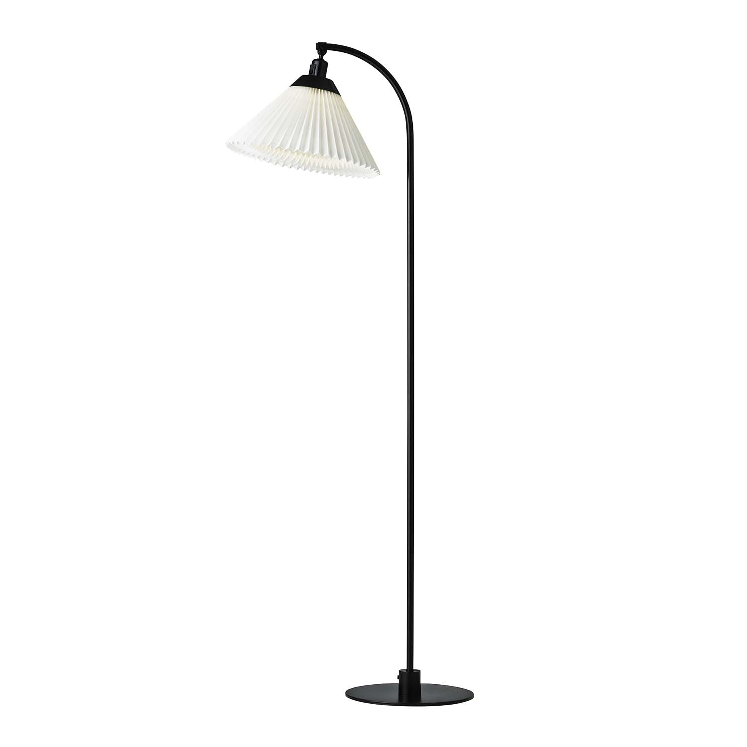 CLASSIC 368 - Lámpara de pie vintage negra y blanca hecha a mano